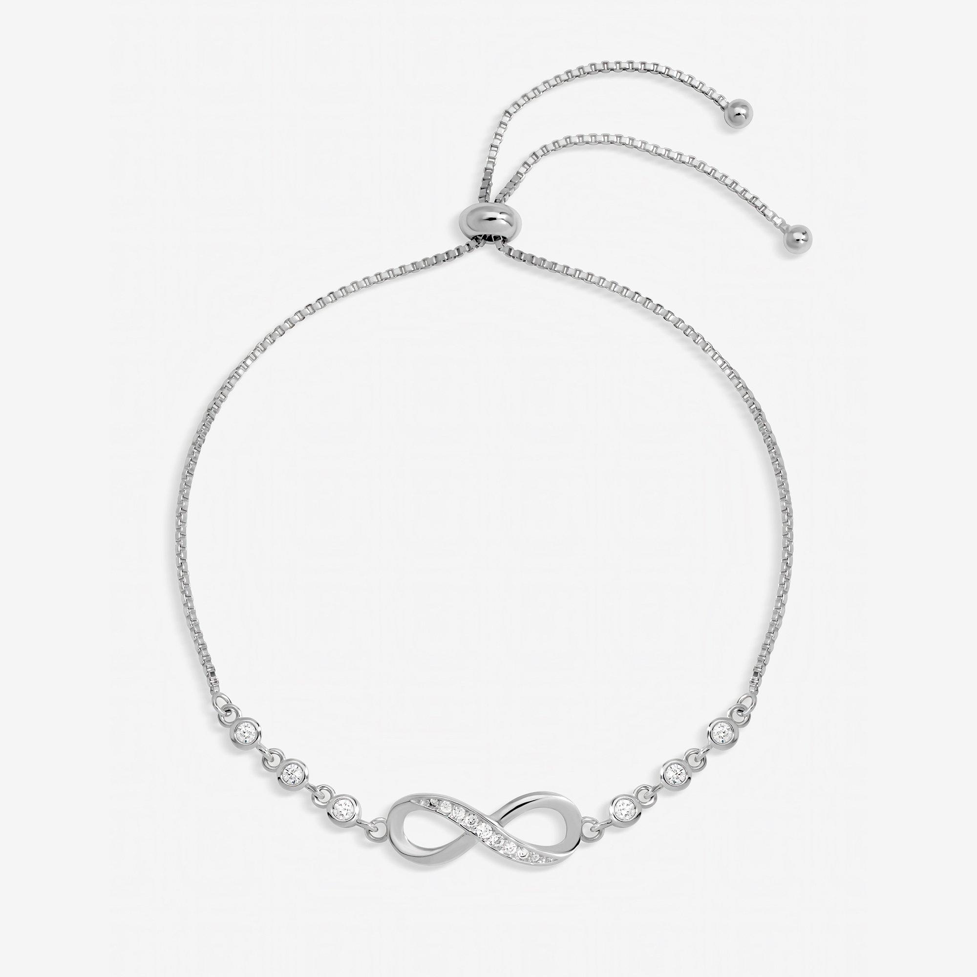 Gold - Jon Richard - Gold Plated and Crystal Cross Toggle Bracelet - 1