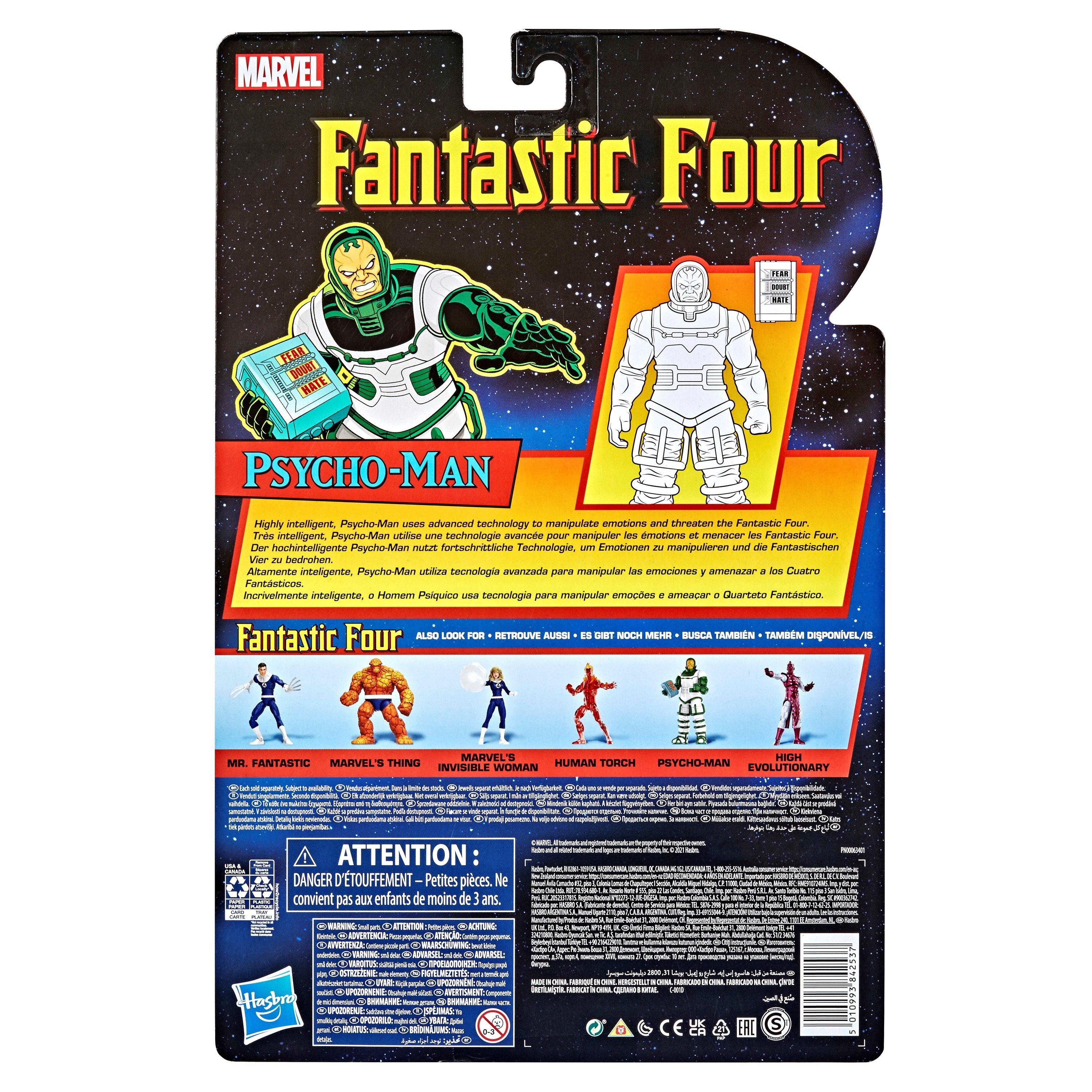 Mercadoria - Marvel - Legends Retro Fantastic Four Psycho-Man - 3