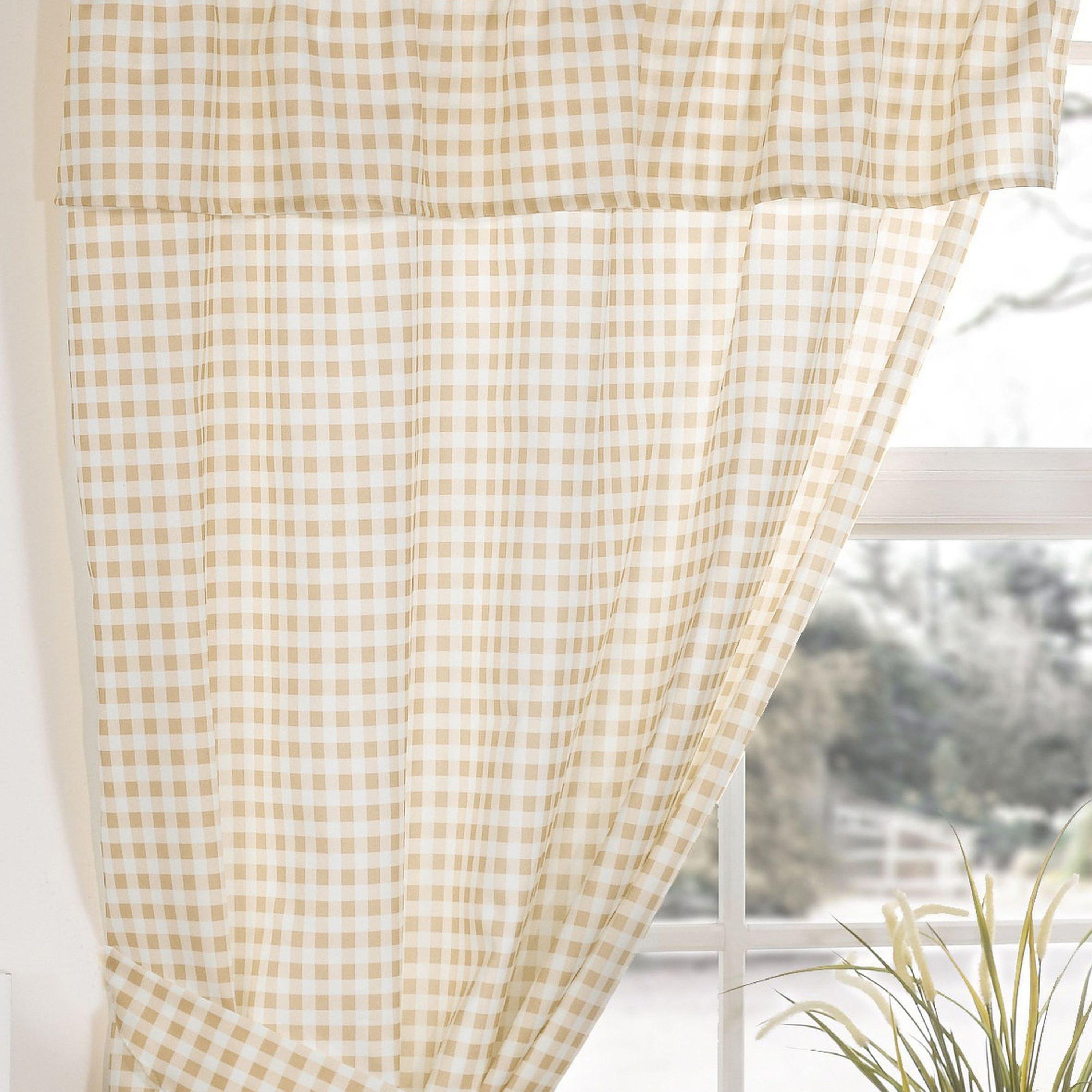 Beige - Emma Barclay - Gingham Check Napkins Soft Polyester Molly - 3