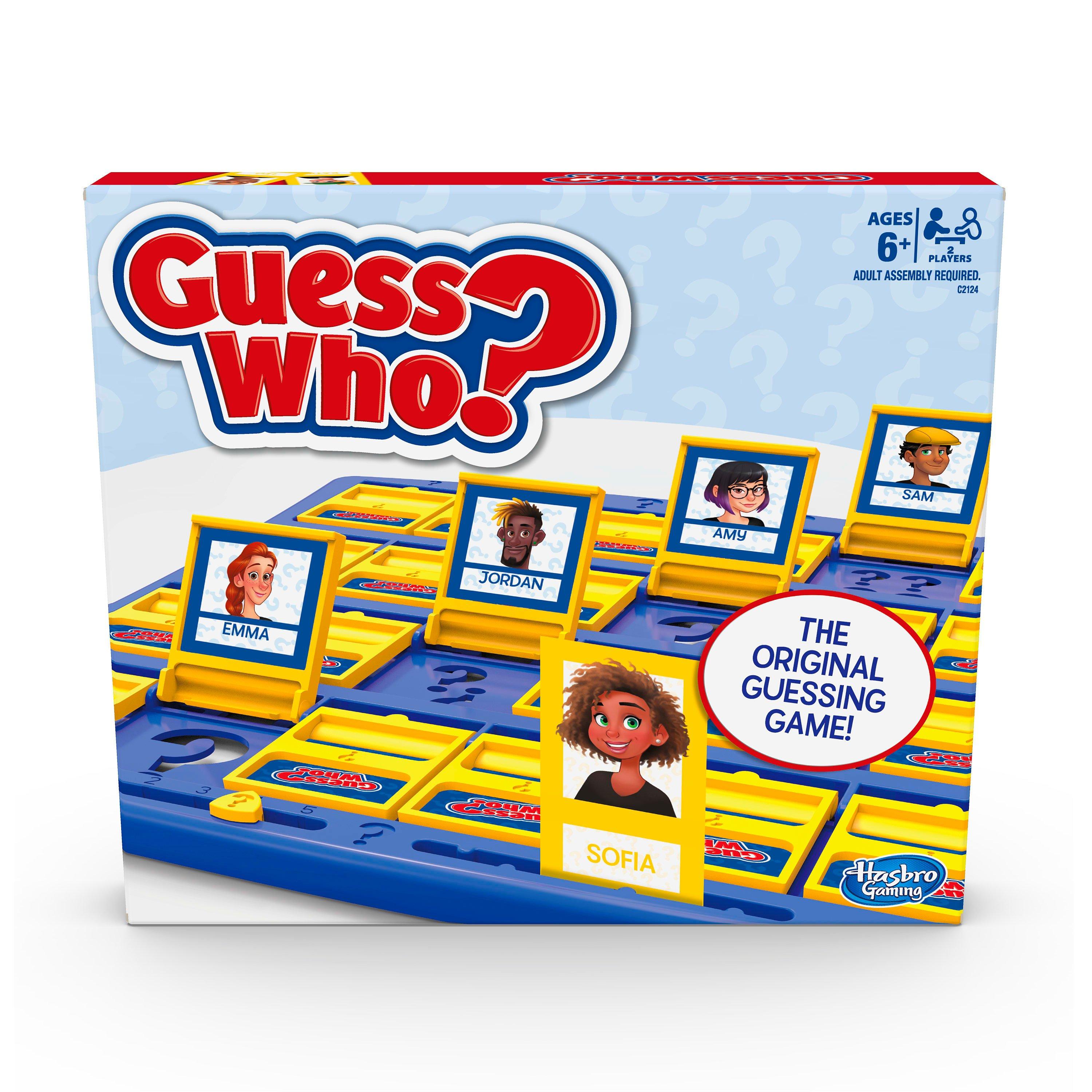 Hasbro Guess Who ? – Jeu De Voyage Portable – 2 Joueurs – Enquête Et Déviation – Dès 6 Ans