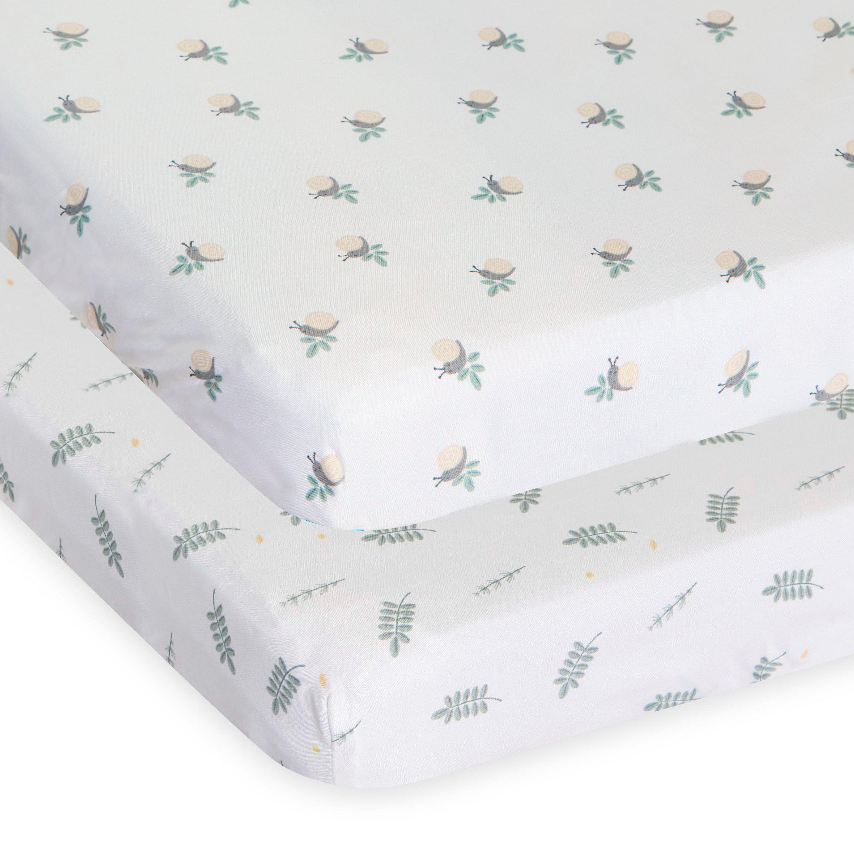 Chicco Unisex Newborn White Twin Crib Sheets - Image 4