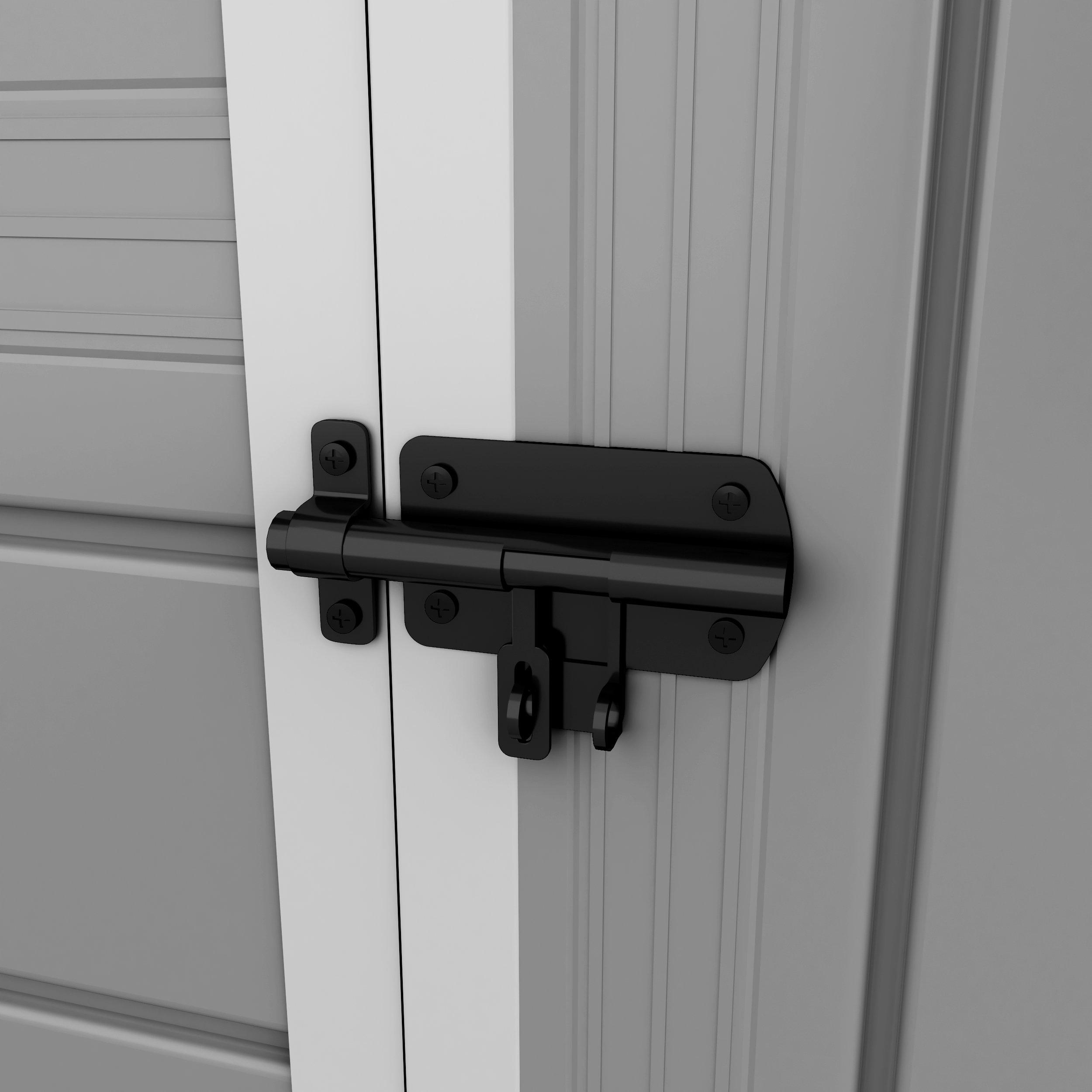 Light Grey - Store More - Lotus Veritas Lean To Plastic Shed With Floor - 4