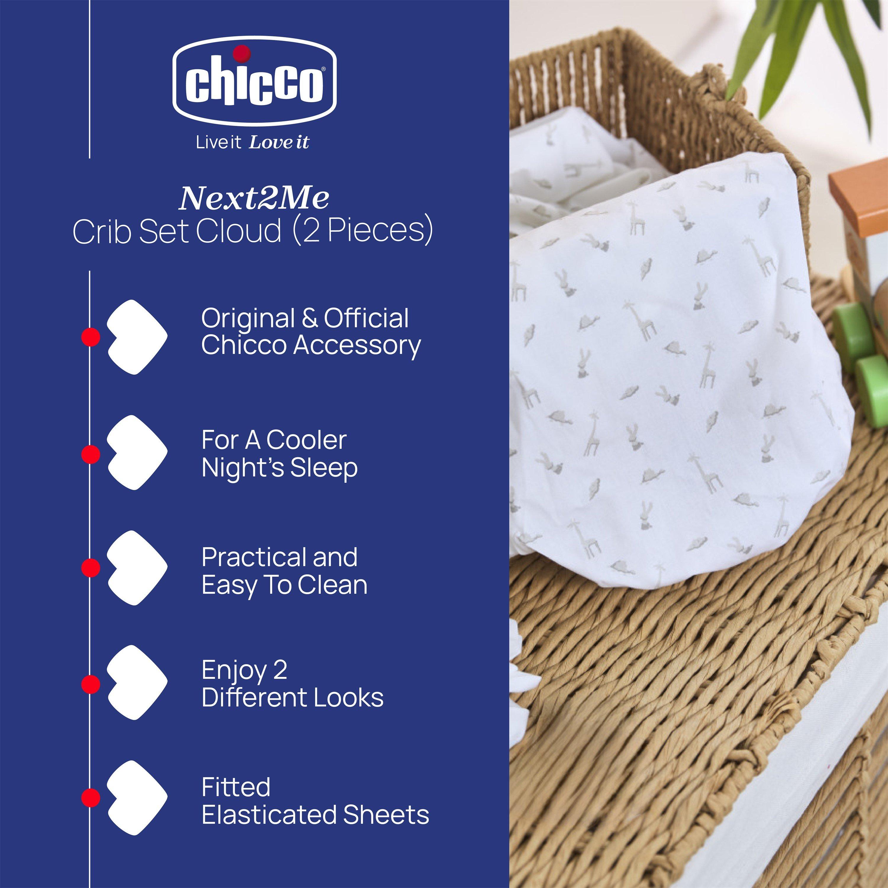 Cloud - Chicco - Next2Me Crib Sheets (Pack of 2) - 2