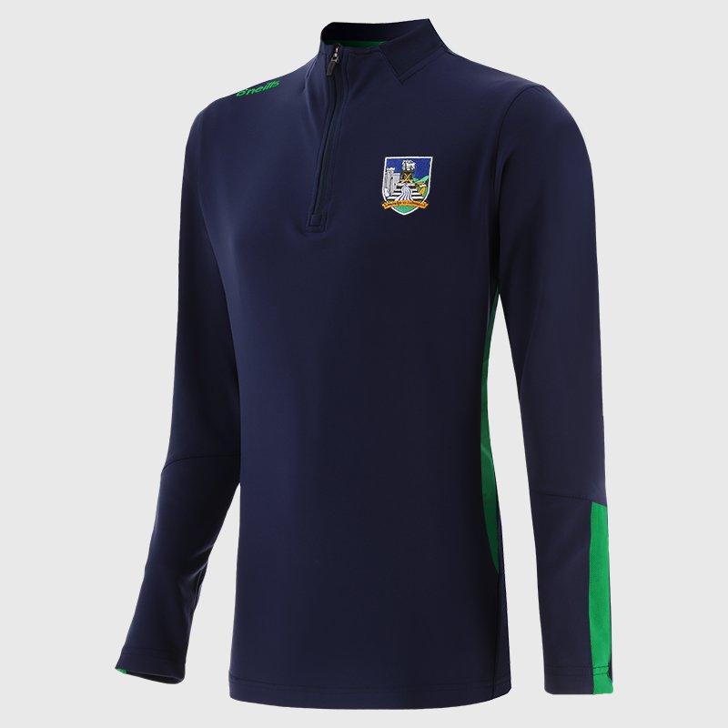 MARINE/EMERALD - ONeills - ONeills Limerick Jenson Half Zip Top Senior - 1