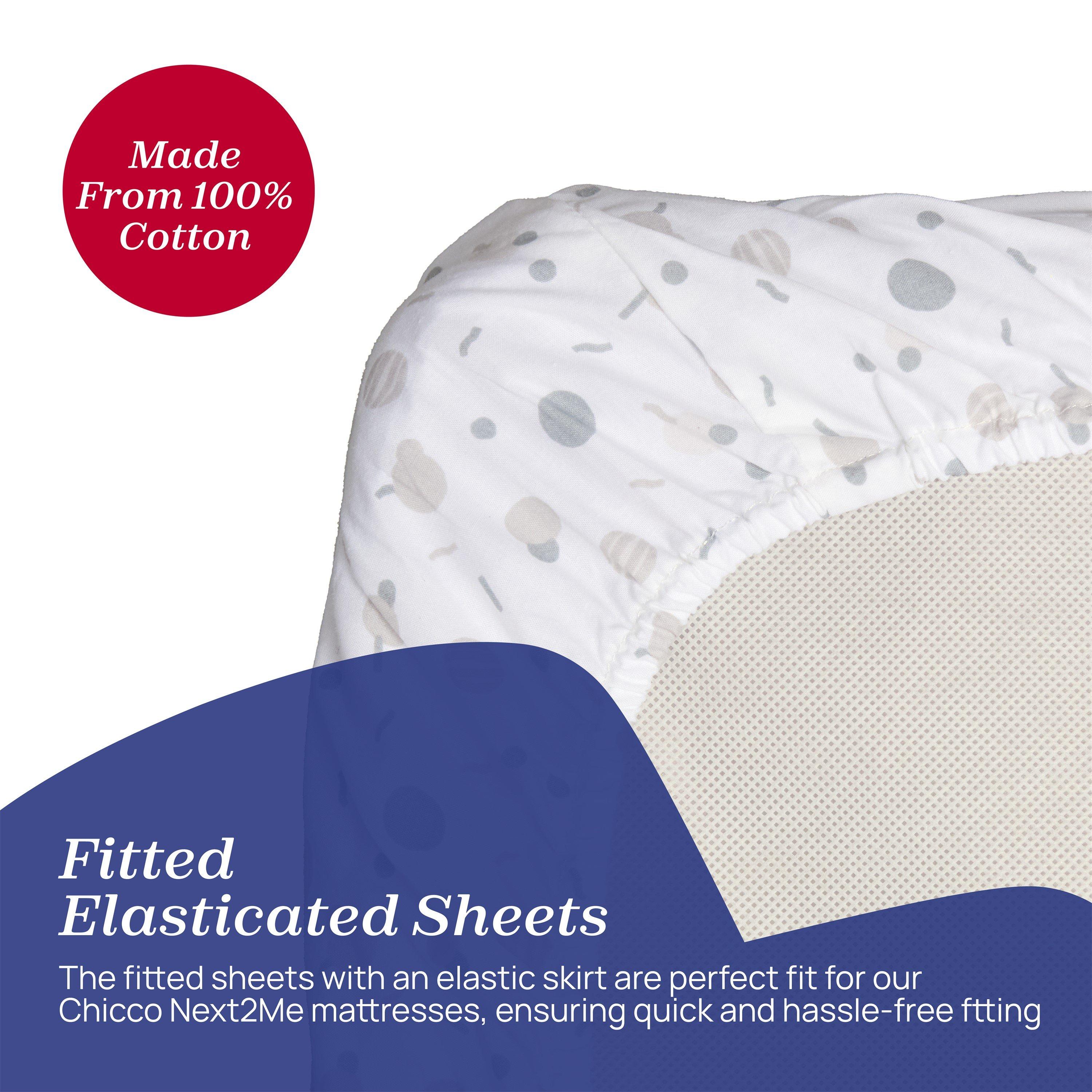 Confetti - Chicco - Next2Me Forever Crib Set 2 Pieces Confetti - 5