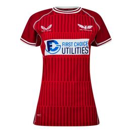Castore Wales Home Rugby Shirt 2021 2022 Ladies