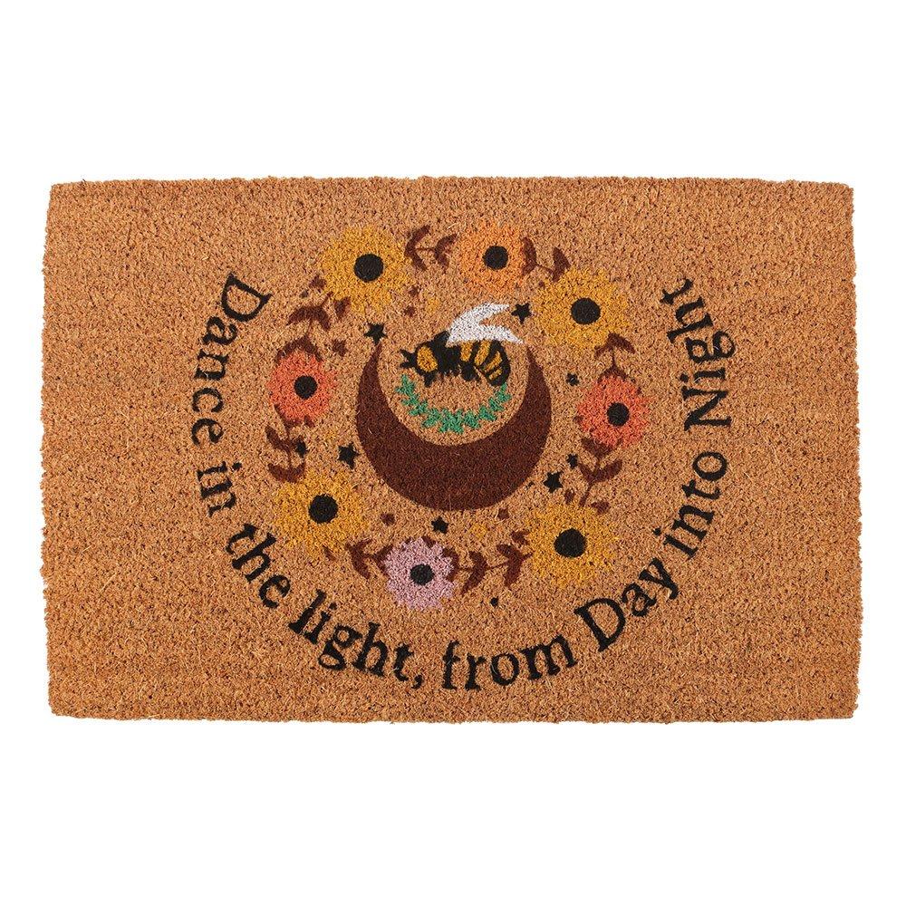 Brown - Something Different - Natural Bee Radiant Doormat - 2