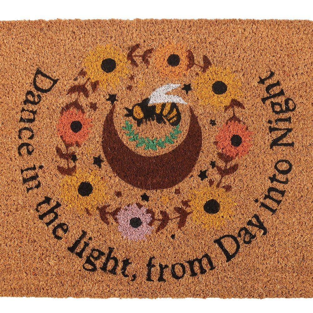 Brown - Something Different - Natural Bee Radiant Doormat - 3
