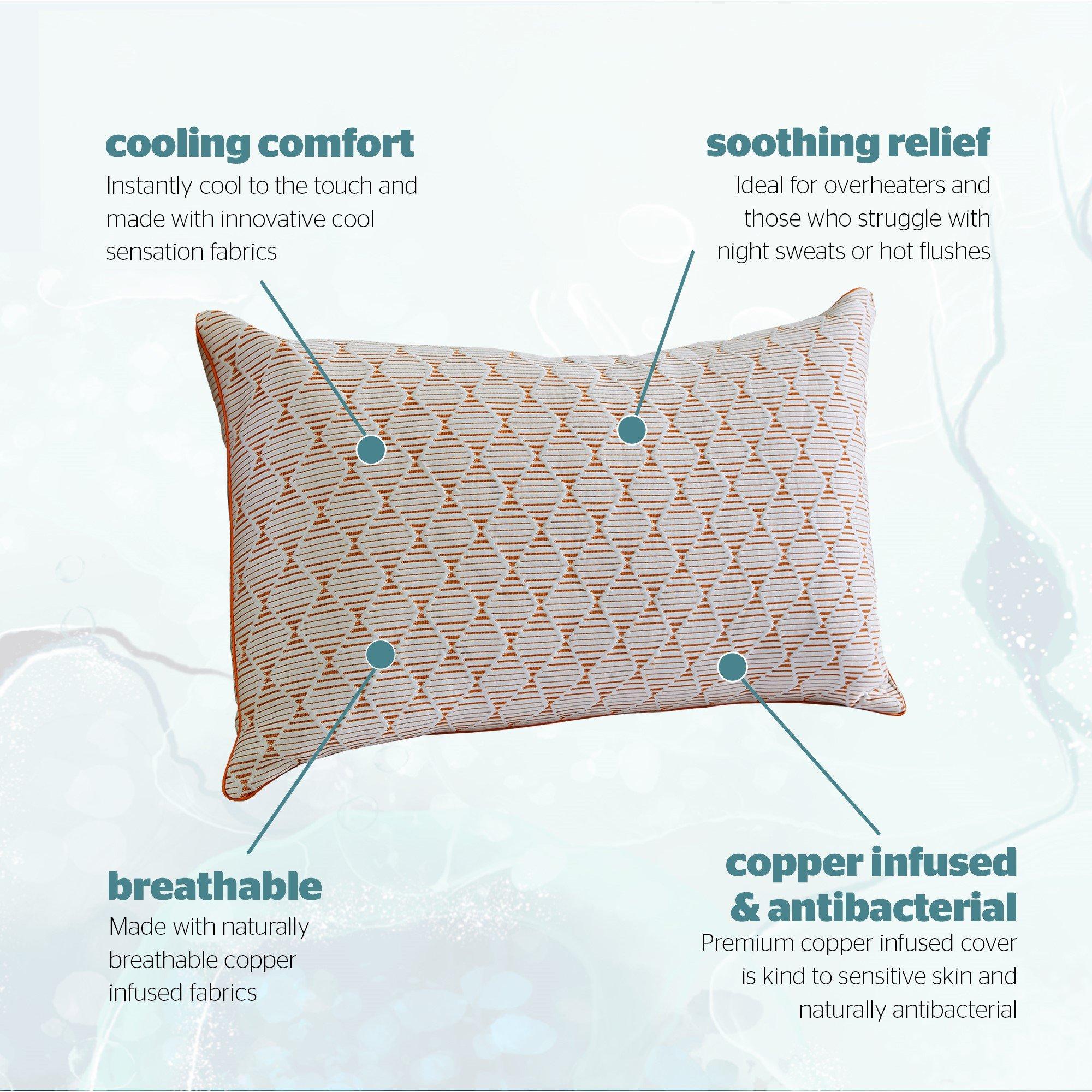 Copper - Silentnight - Restore Cooling Copper Pillow - 9