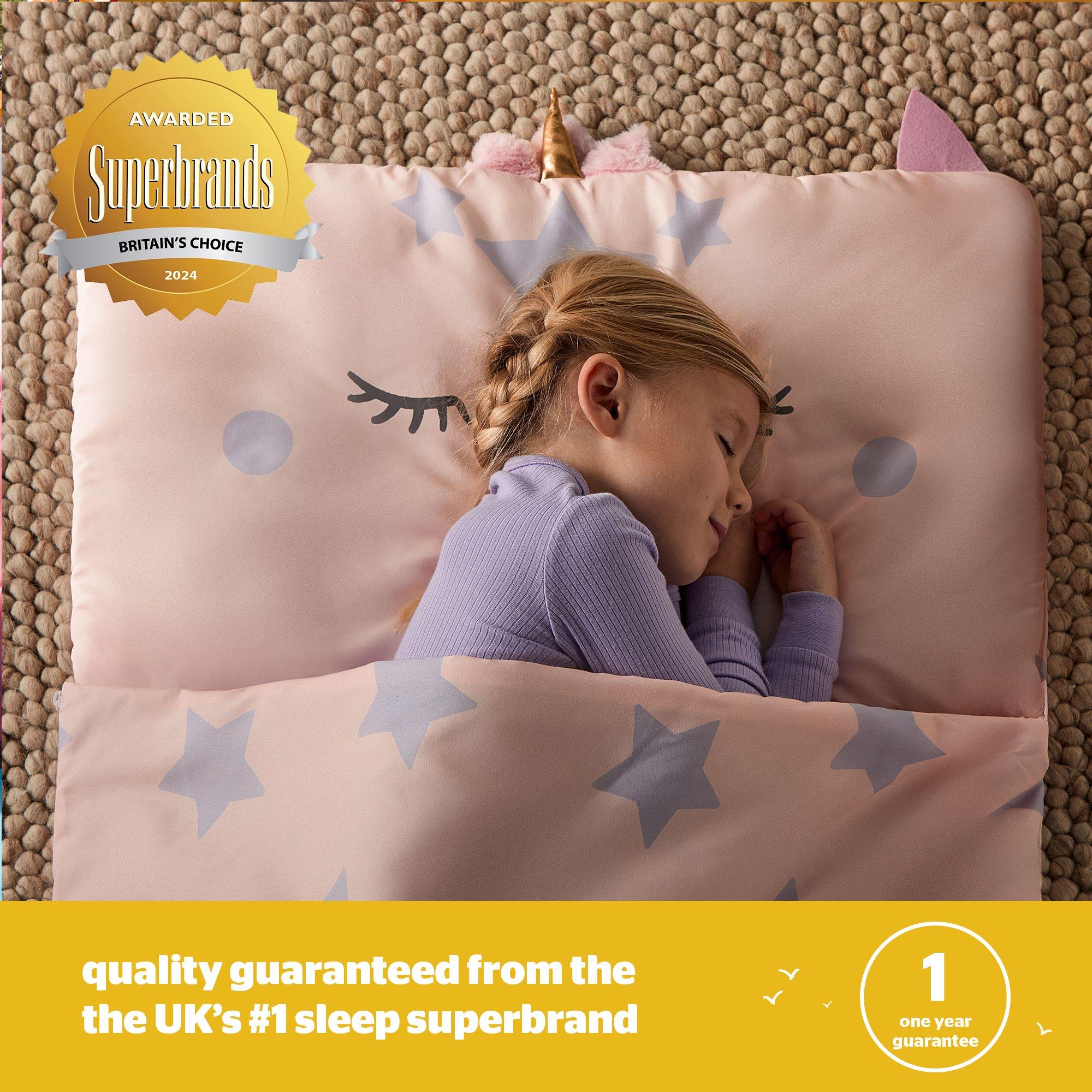 Unicorn - Silentnight - Healthy Growth All-in-one Sleepover Bag - 6