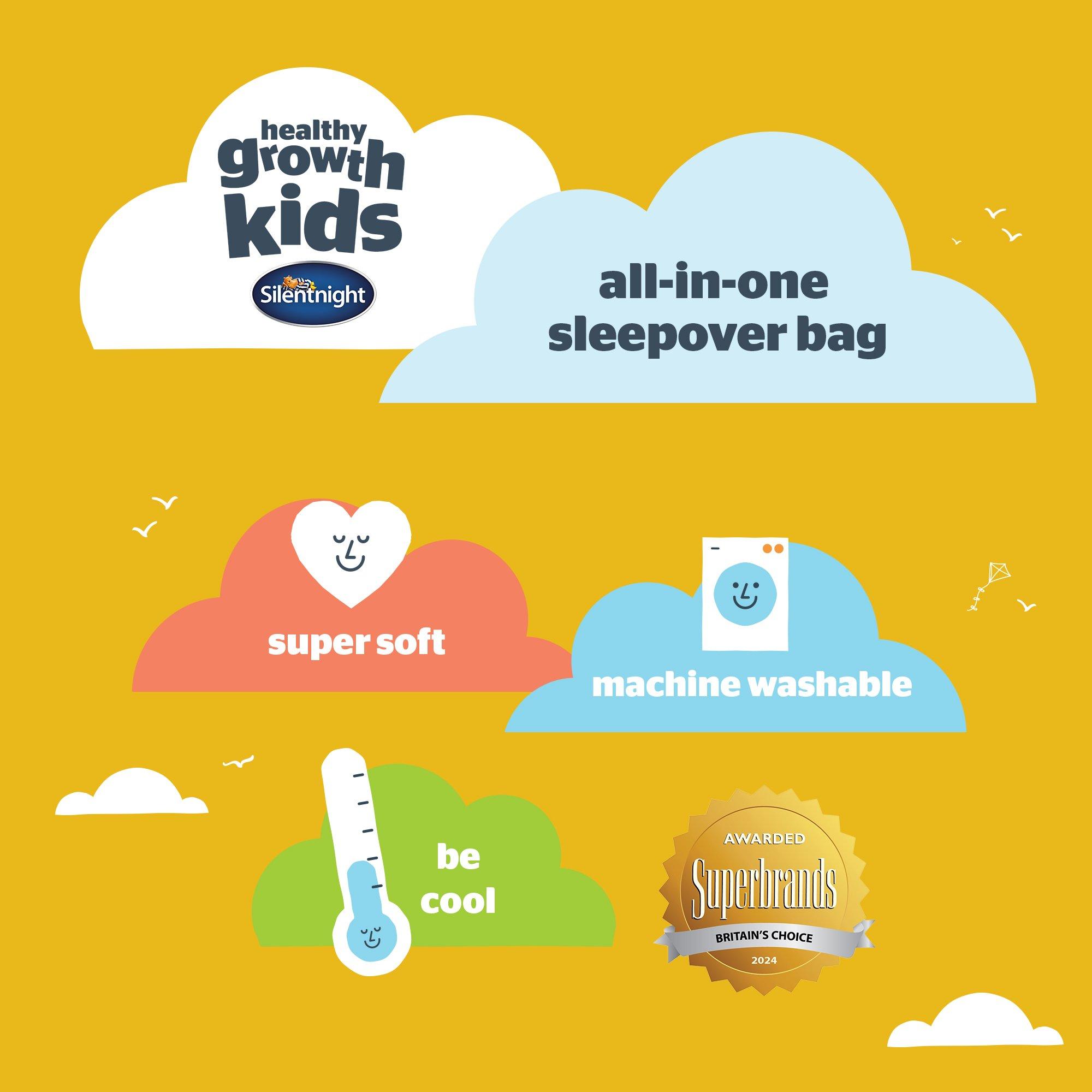 Unicorn - Silentnight - Healthy Growth All-in-one Sleepover Bag - 9