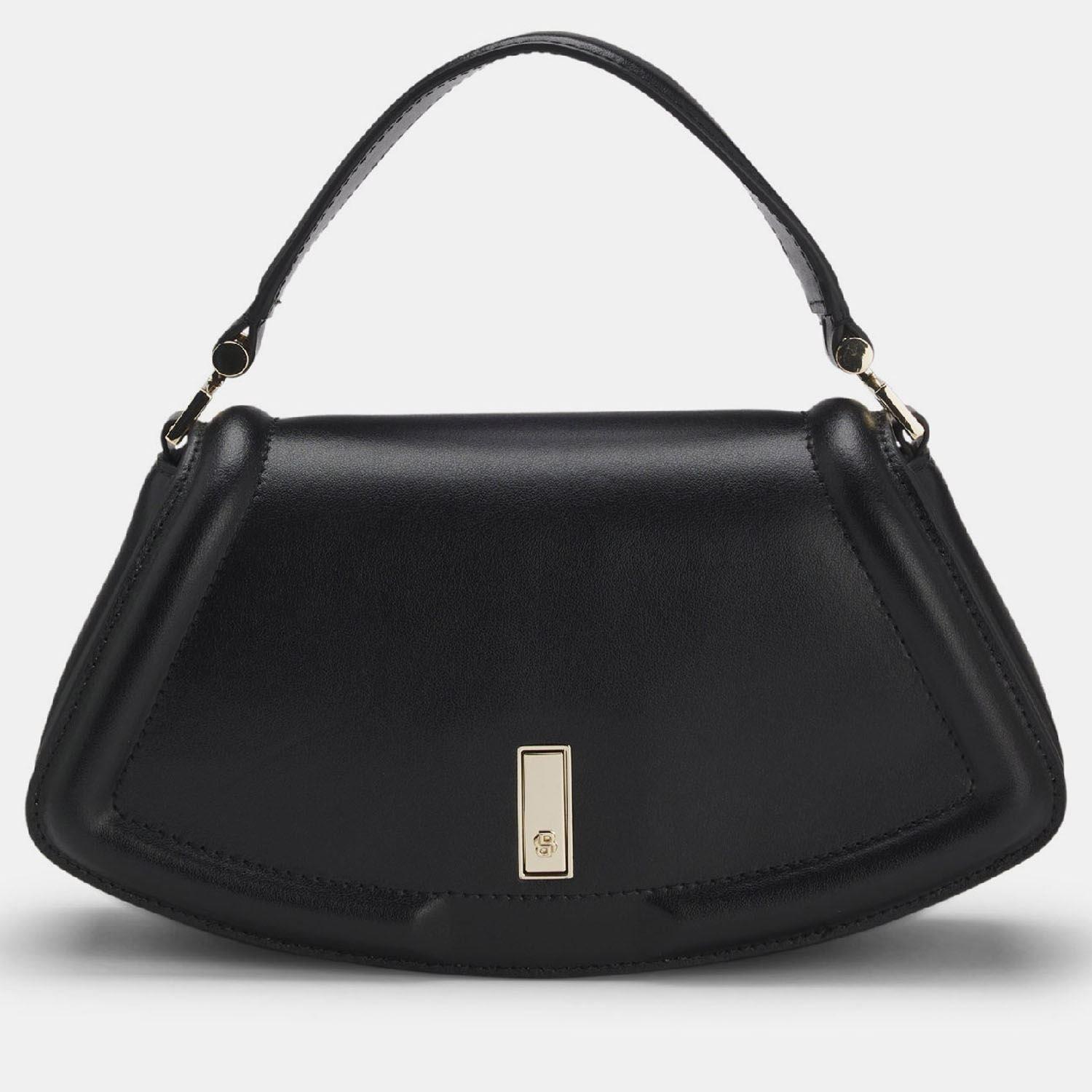 Black - Boss - Ariell Leather Shoulder Bag - 2