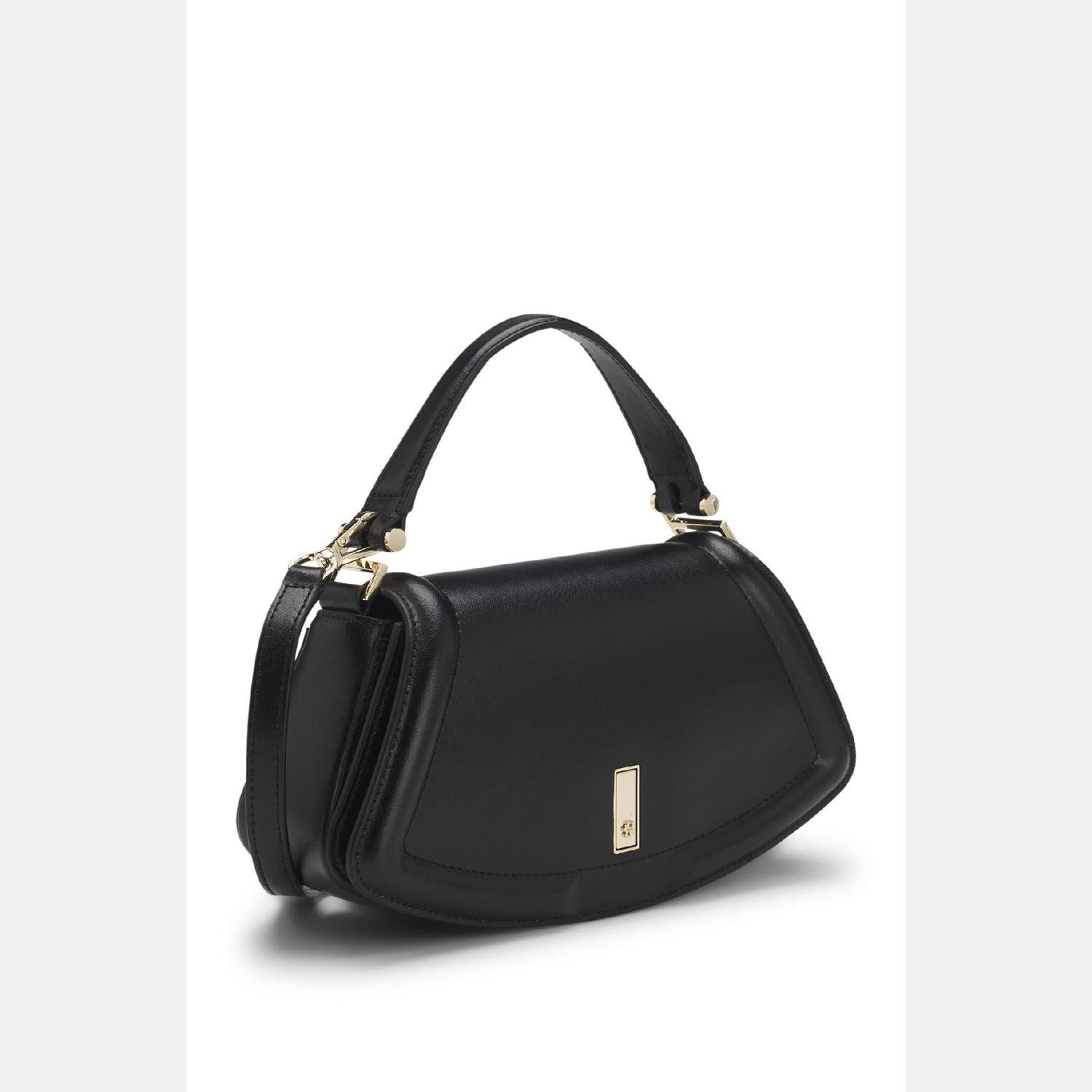 Black - Boss - Ariell Leather Shoulder Bag - 3