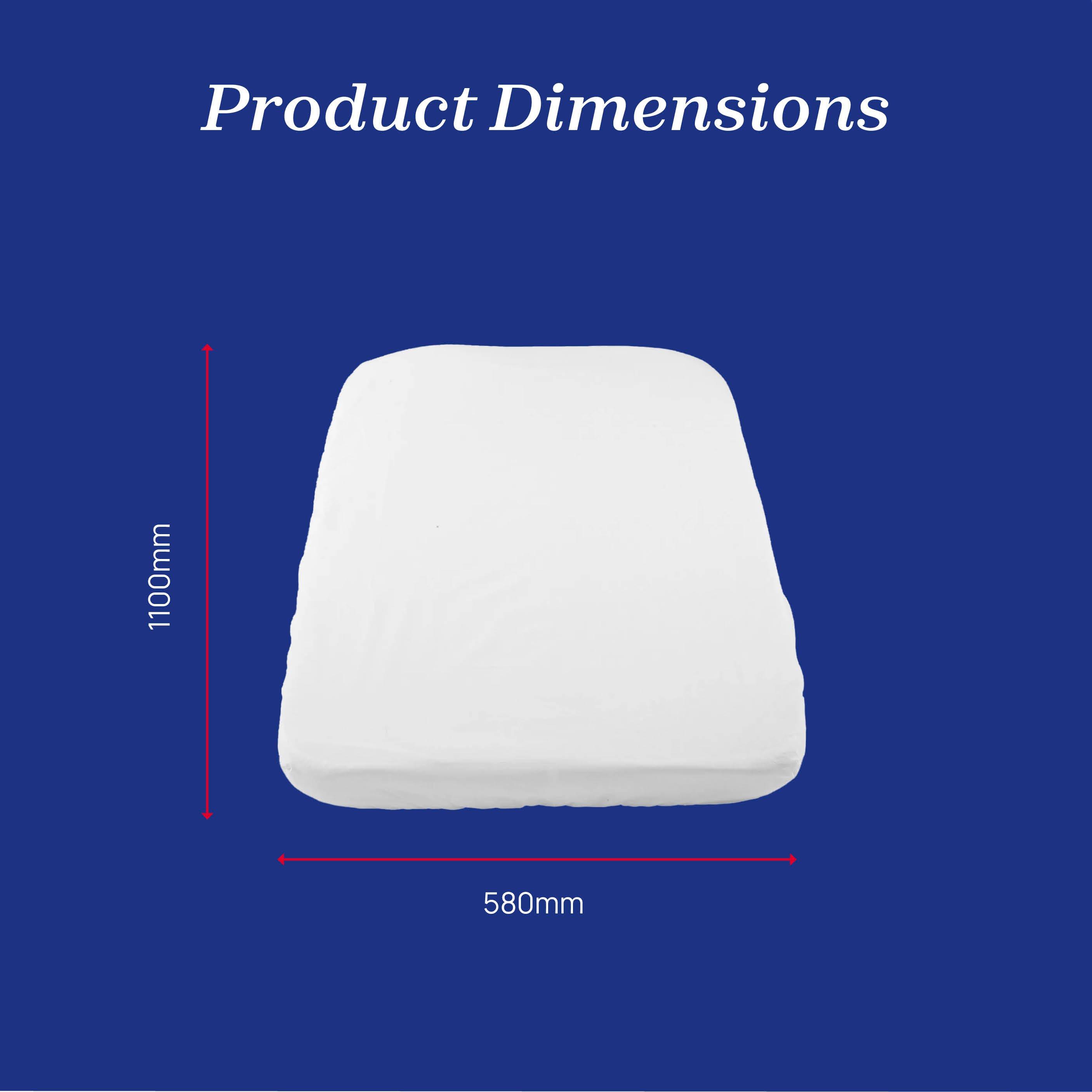 White - Chicco - Hygienic Terry Mattress Cover for Next2Me - 3