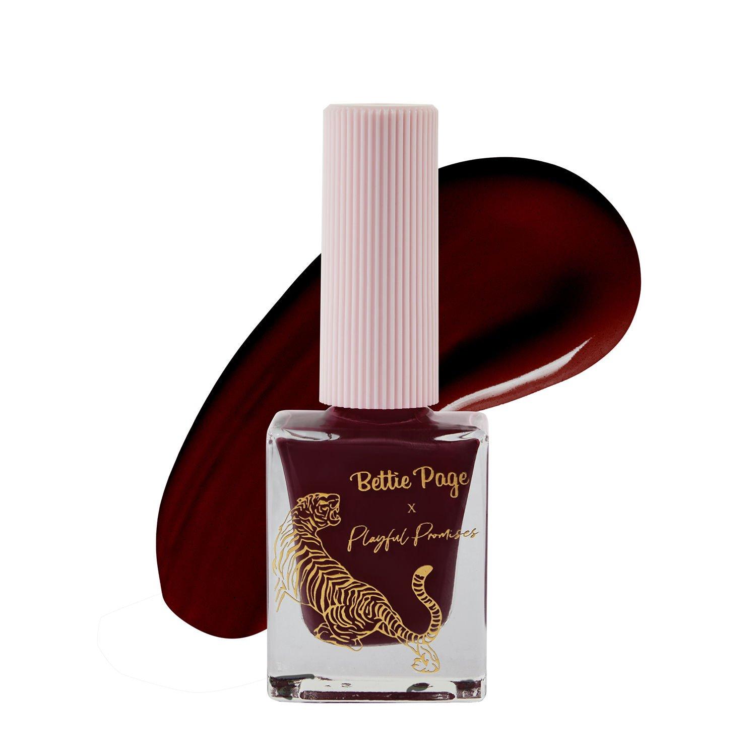 Dark Berry - Playful Promises - Bettie Page Long Lasting Eco Nail Polish - 1