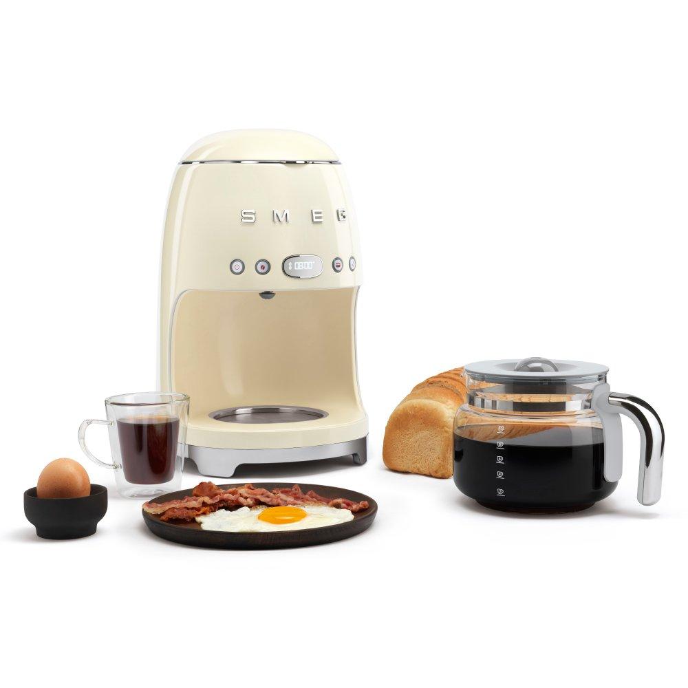 Cream - Smeg - Drip Coffee Machine Cream - 11