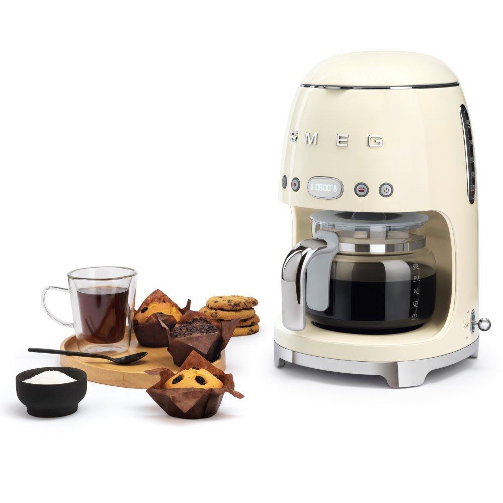 Cream - Smeg - Drip Coffee Machine Cream - 8