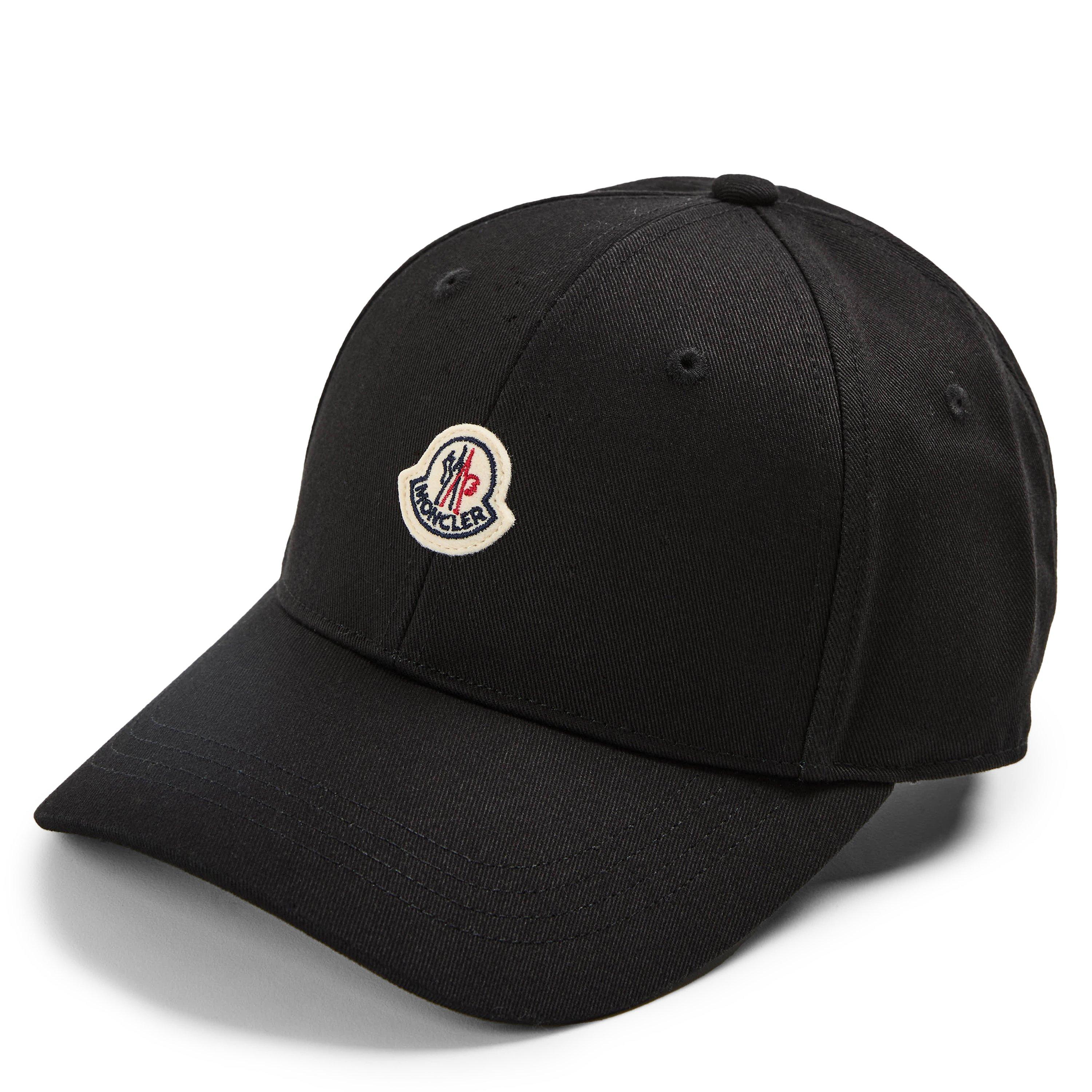 Black 999 - Moncler - Moncler Logo Cap Jn62 - 1