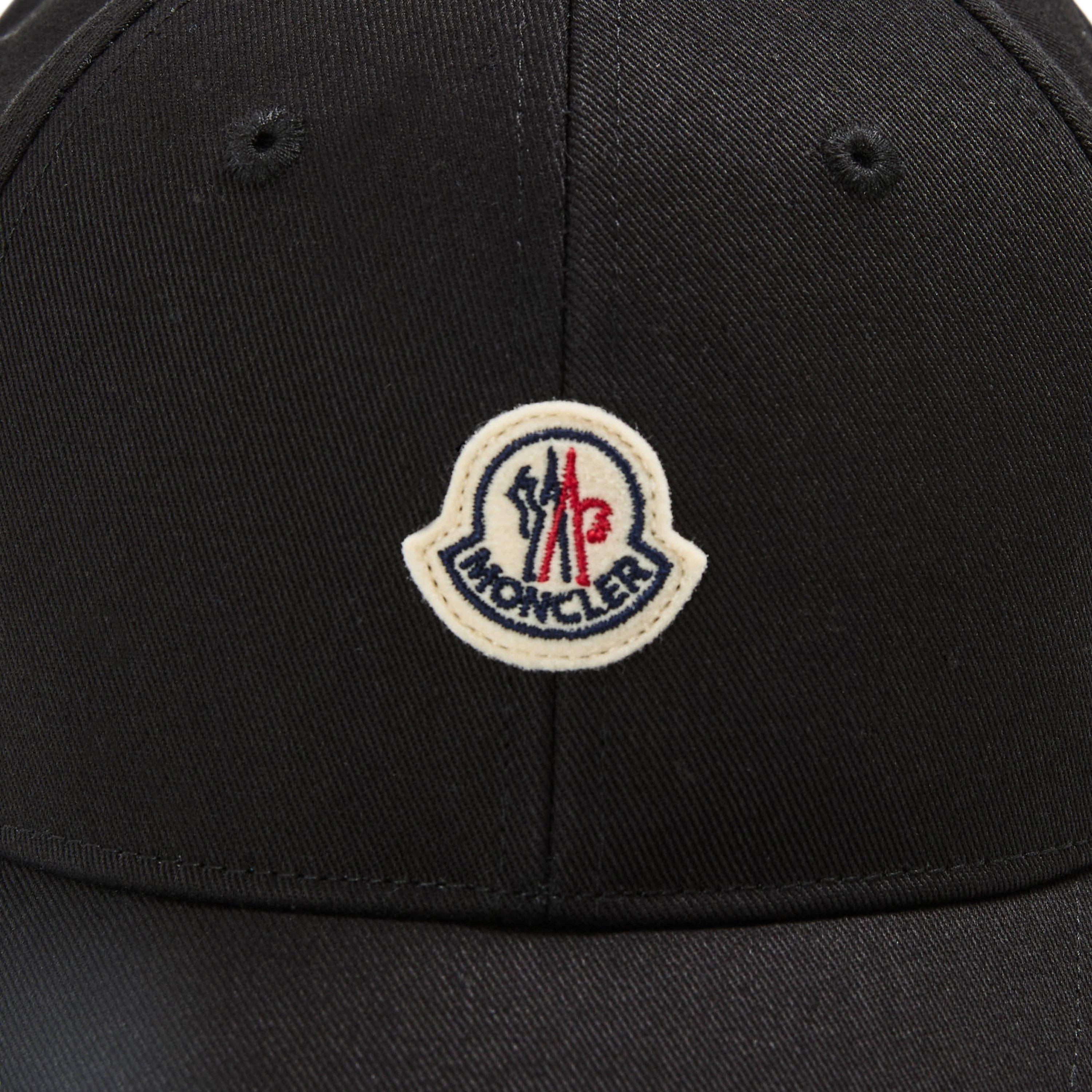 Black 999 - Moncler - Moncler Logo Cap Jn62 - 3