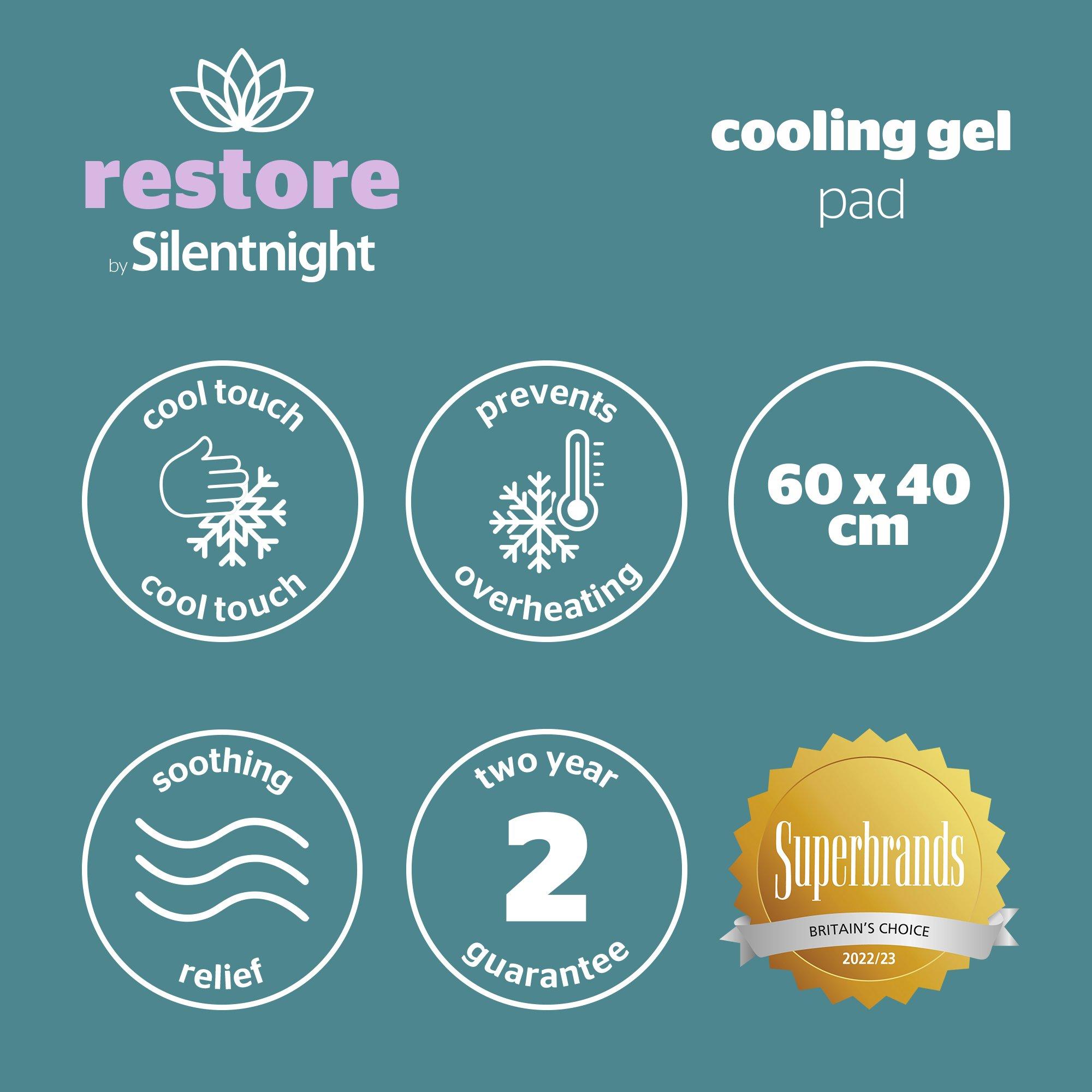 Grey - Silentnight - Restore Gel Pillow Pad - 11