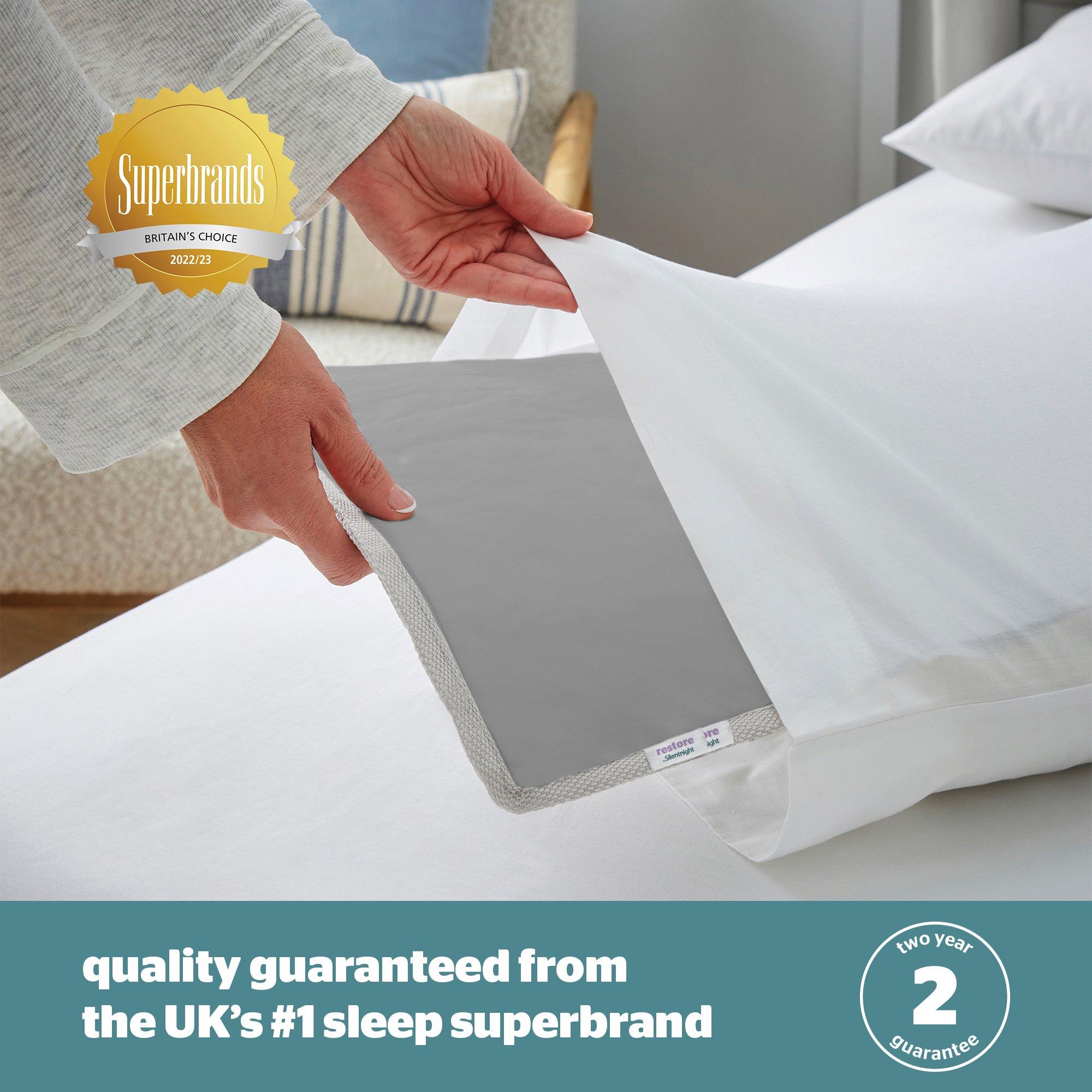 Grey - Silentnight - Restore Gel Pillow Pad - 10