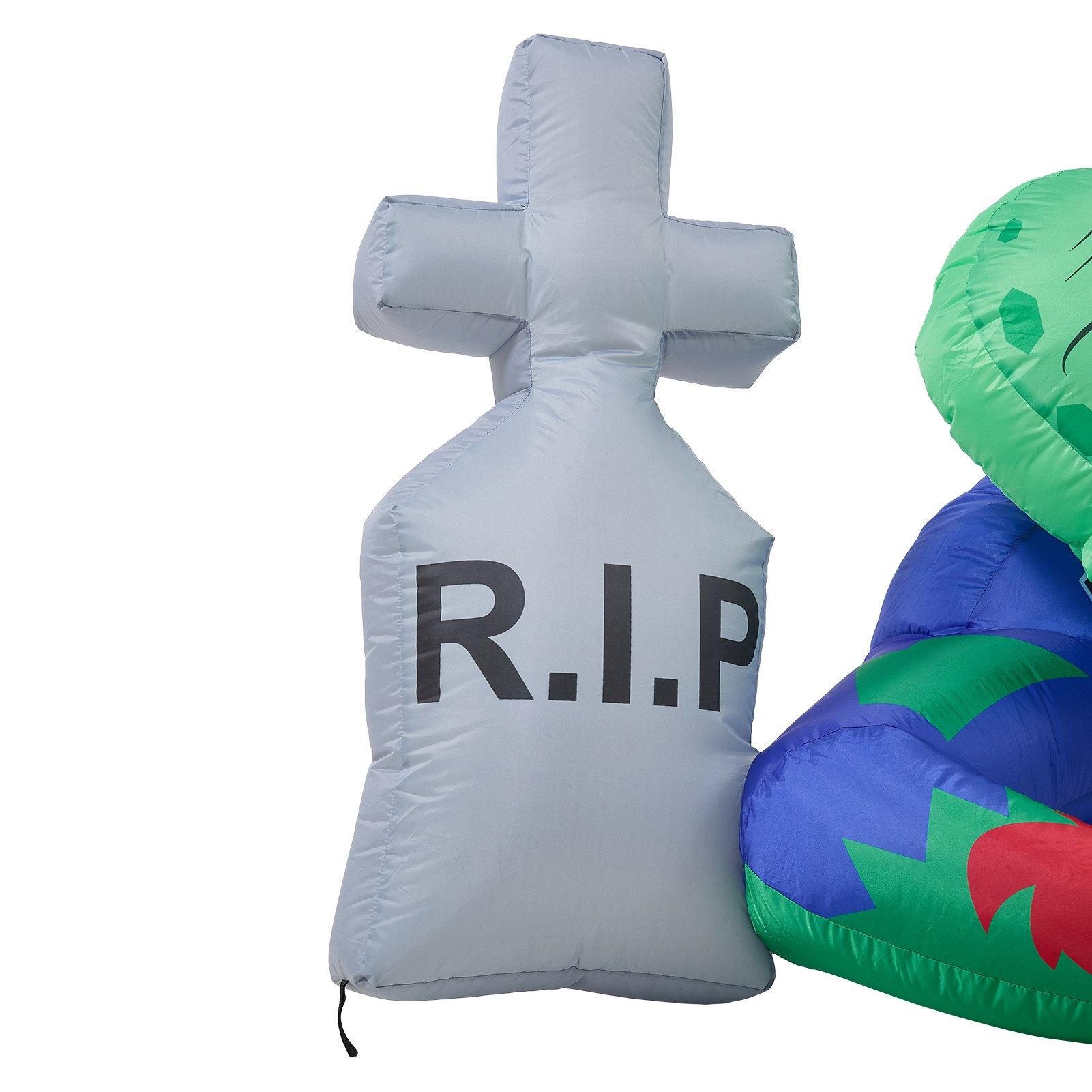 Multi - LIFE IDEAS - 5FT Halloween Inflatable Zombie - 6