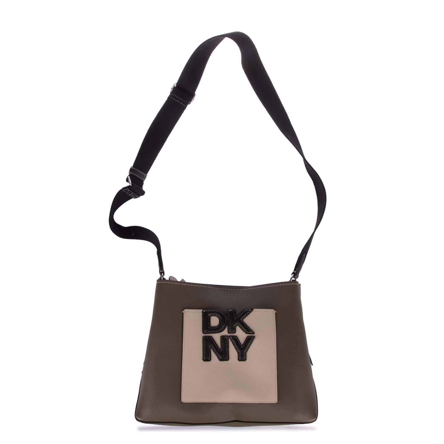 Grey - DKNY - Rafa Bucket Bag - 1