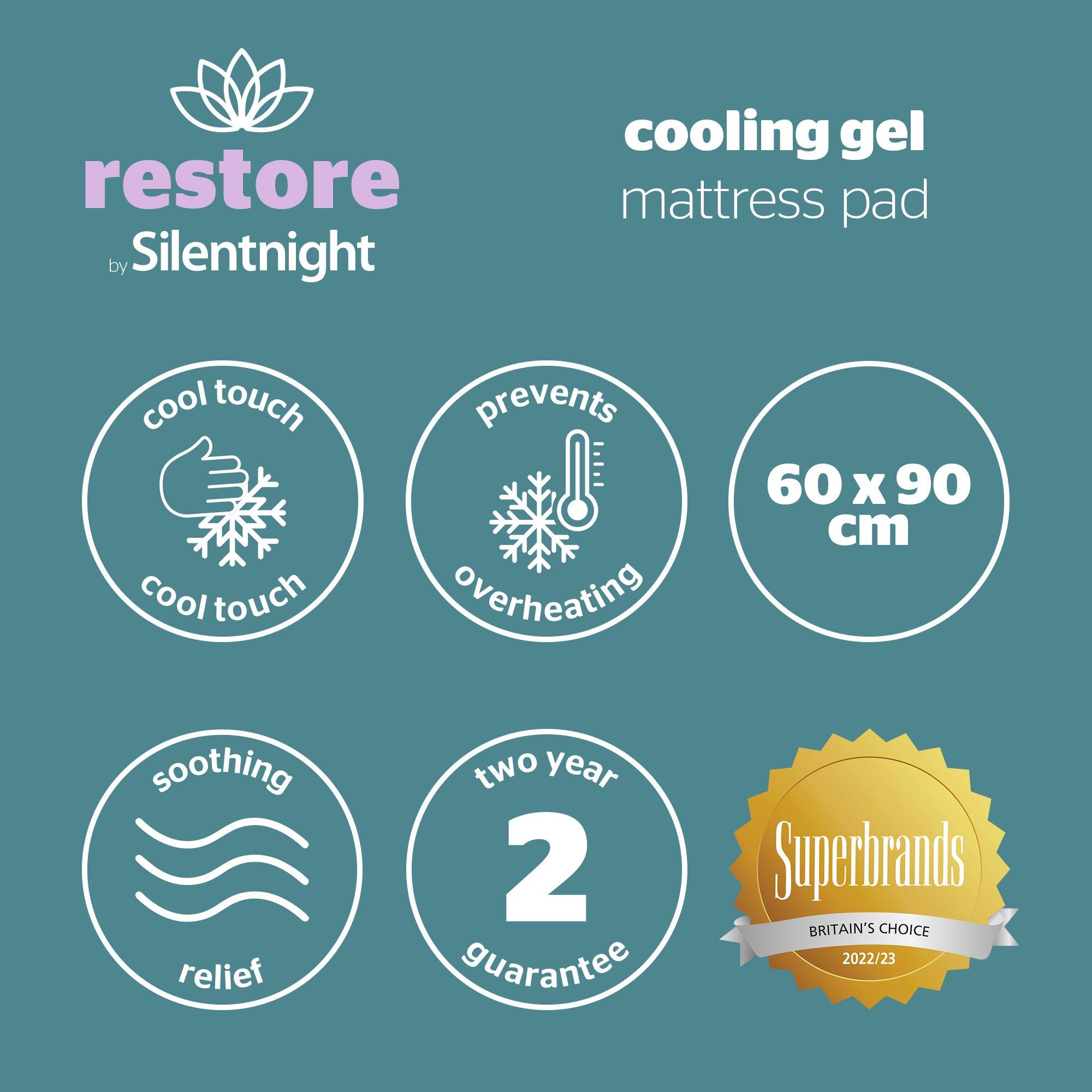 Grey - Silentnight - Restore Gel Mattress Pad - 9