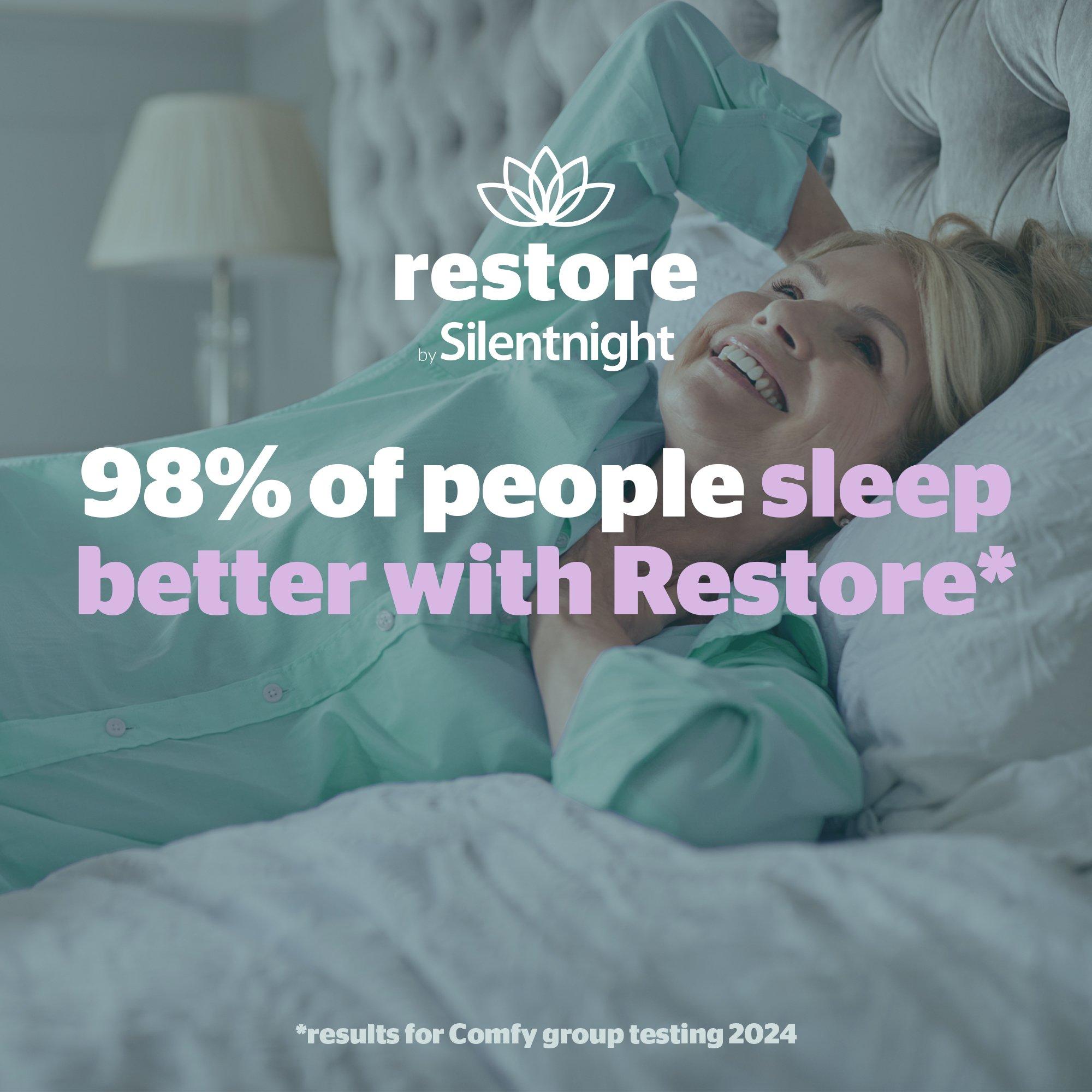 Grey - Silentnight - Restore Gel Mattress Pad - 10