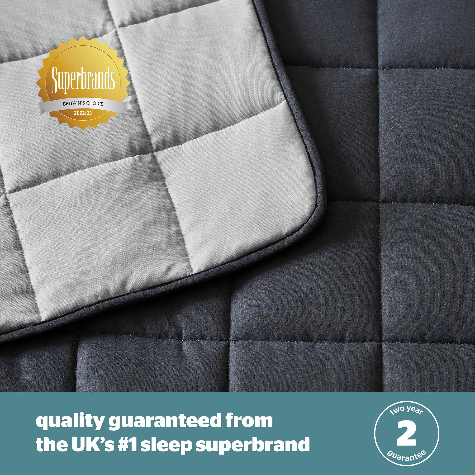 Grey - Silentnight - Restore Cooling Weighted Blanket 6.8kg - 7