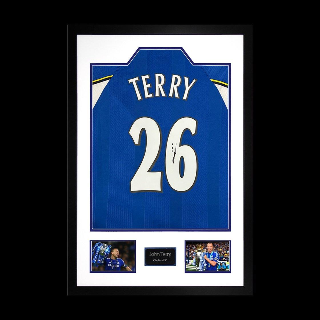 Blue - The Fan Cave - John Terry Signed Chelsea Shirt Premium Frame - 1