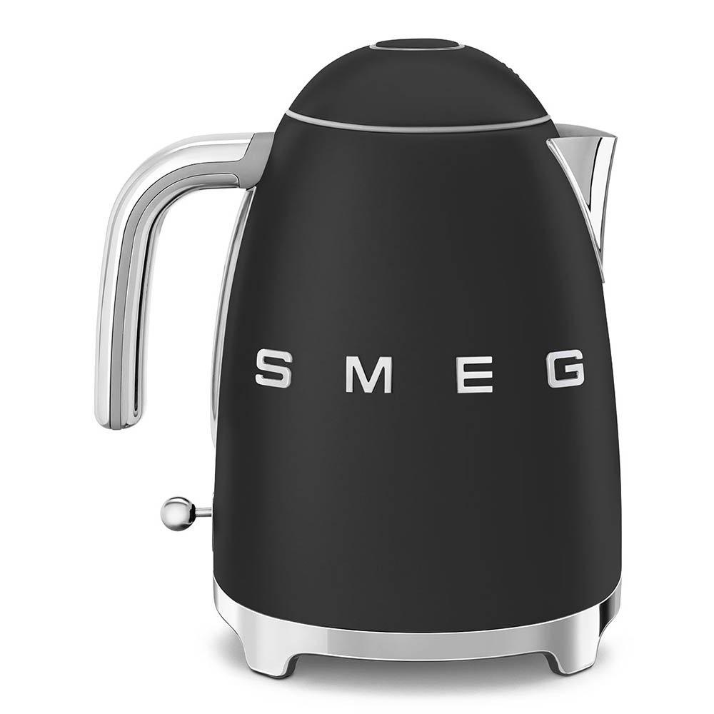 Black - Smeg - Smeg Retro Style 1.7 Litre Kettle Matte Black - 2
