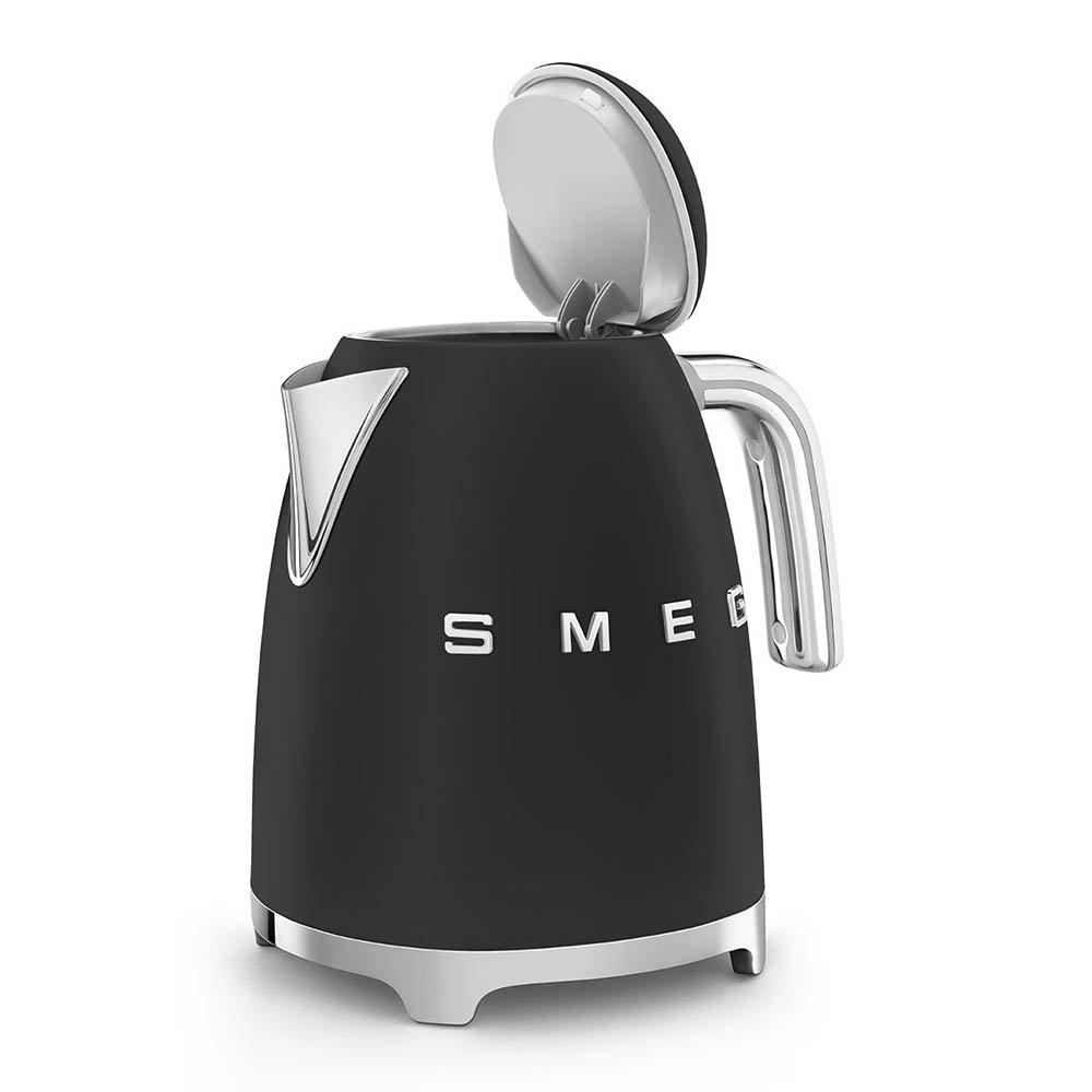 Black - Smeg - Smeg Retro Style 1.7 Litre Kettle Matte Black - 4