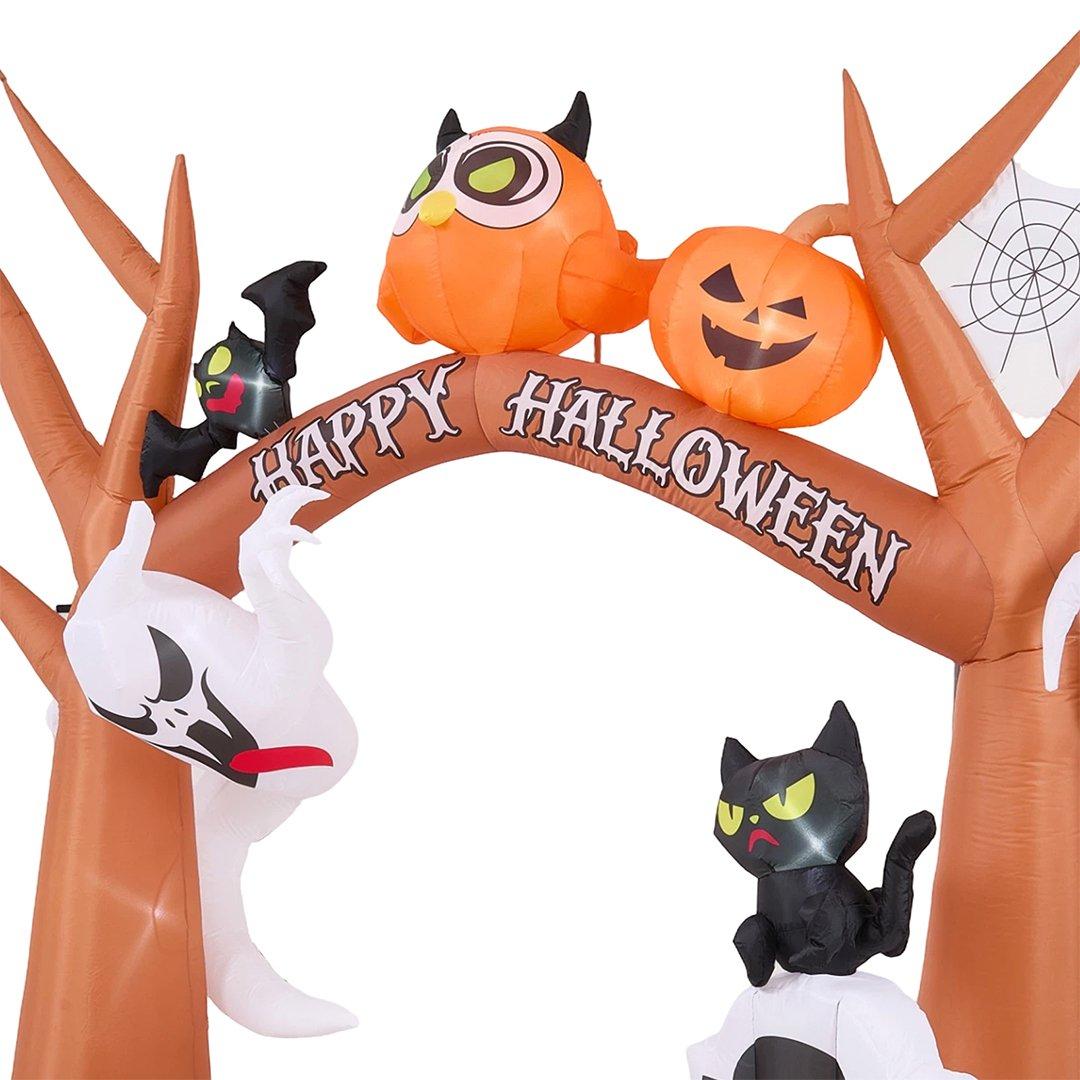 Multi - LIFE IDEAS - 9FT Blow-up Halloween Archway Inflatable - 4