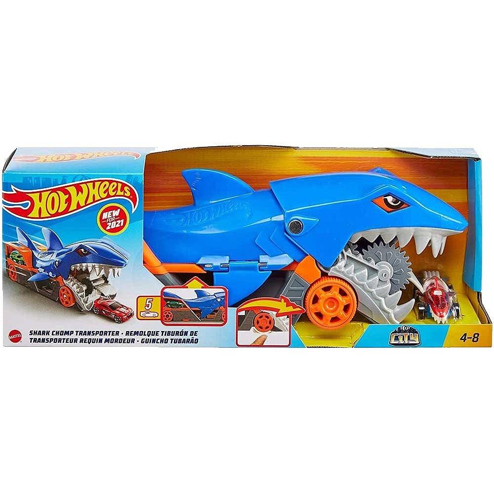 Mercadoria - Hot Wheels - Mattel Hot Wheels Shark Chomp Transporter - 1