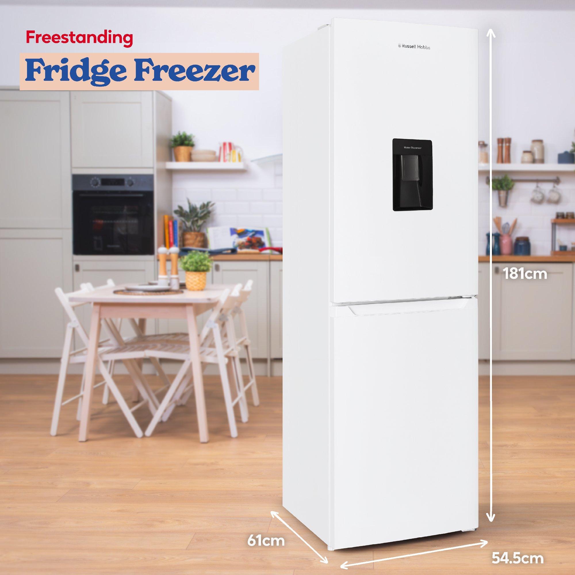 White - Russell Hobbs - RH181TNF552E2WWD Fridge Freezer + Water Dispenser - 4