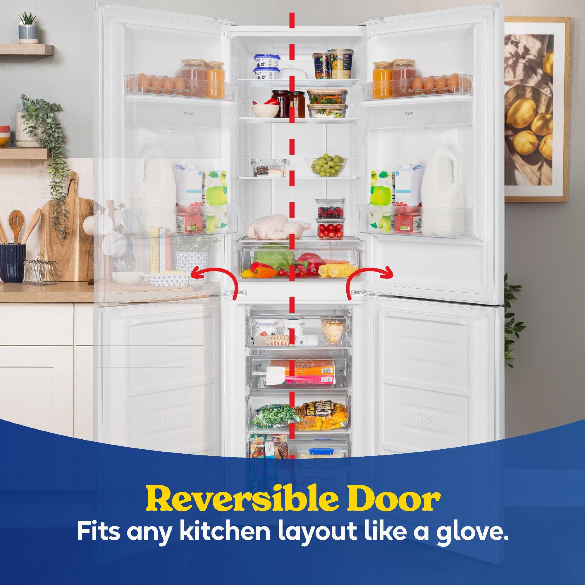 White - Russell Hobbs - RH181TNF552E2WWD Fridge Freezer + Water Dispenser - 8