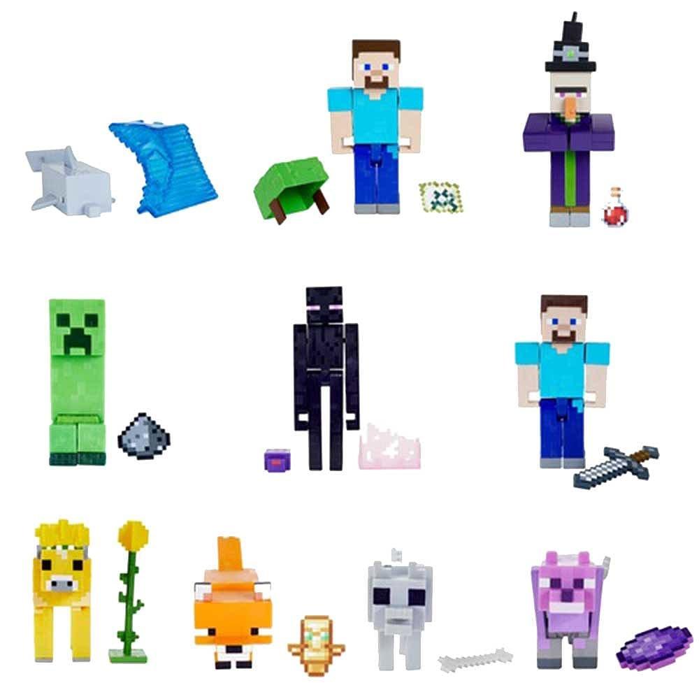 Merchandise - Minecraft - Craft-A-Block Assortment Figures