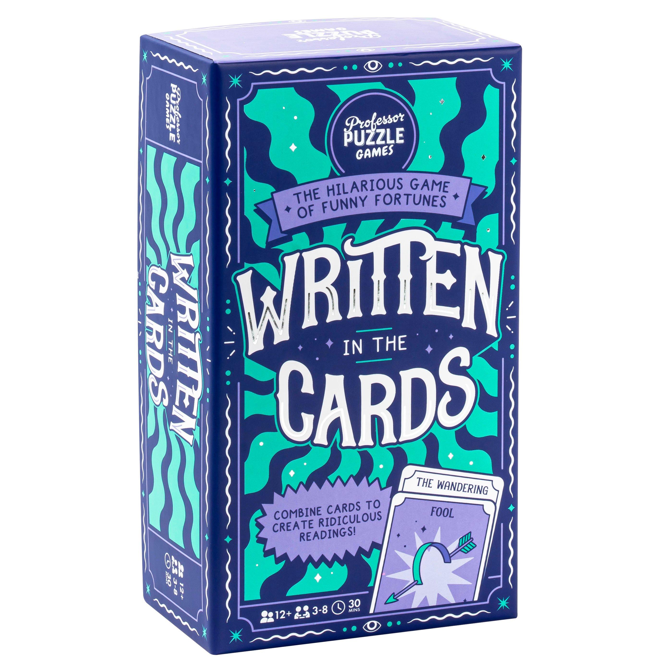 Professor Puzzle Written in the Cards