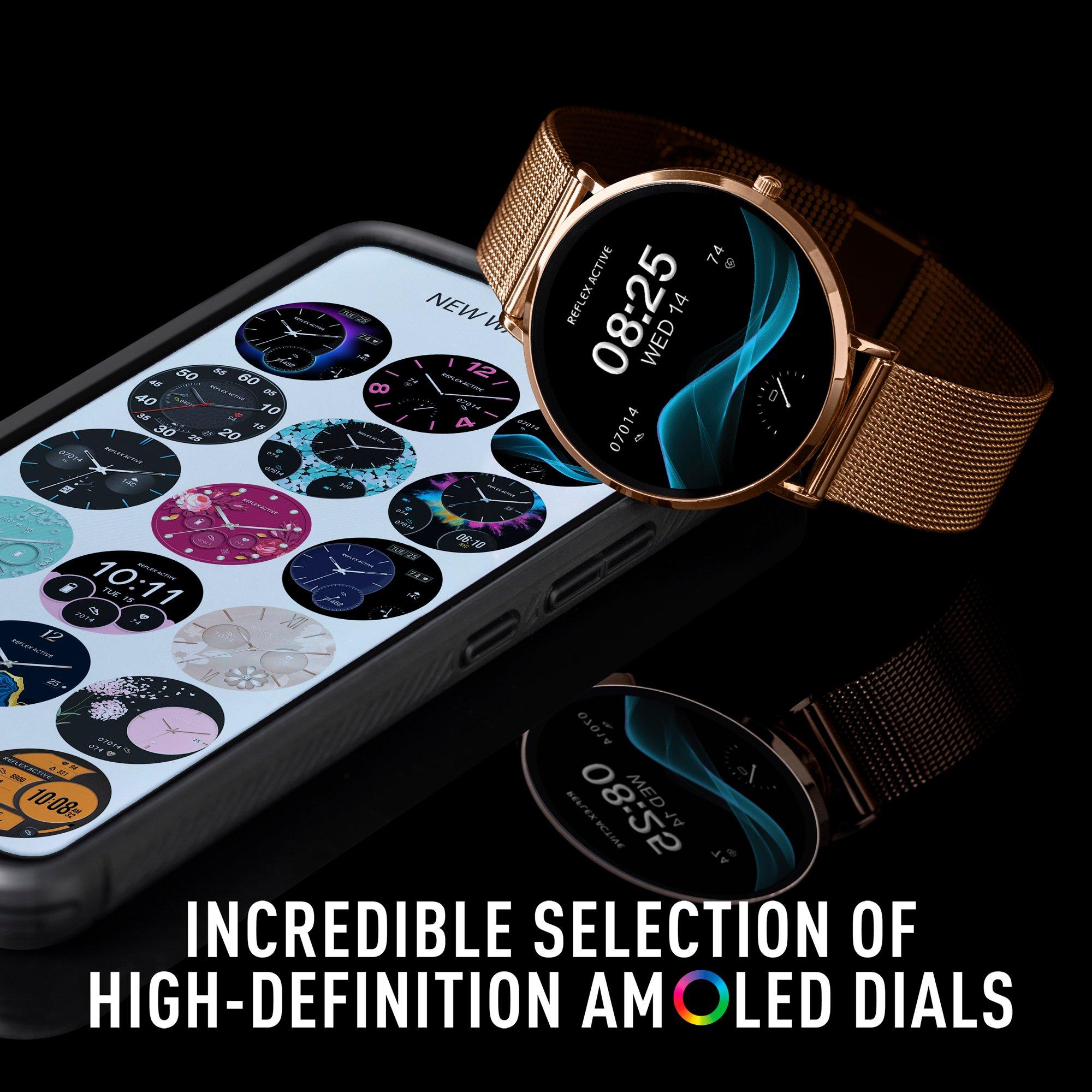 Rose Gold - Reflex Active - Series 42 Amoled Slim Watch Set - 6