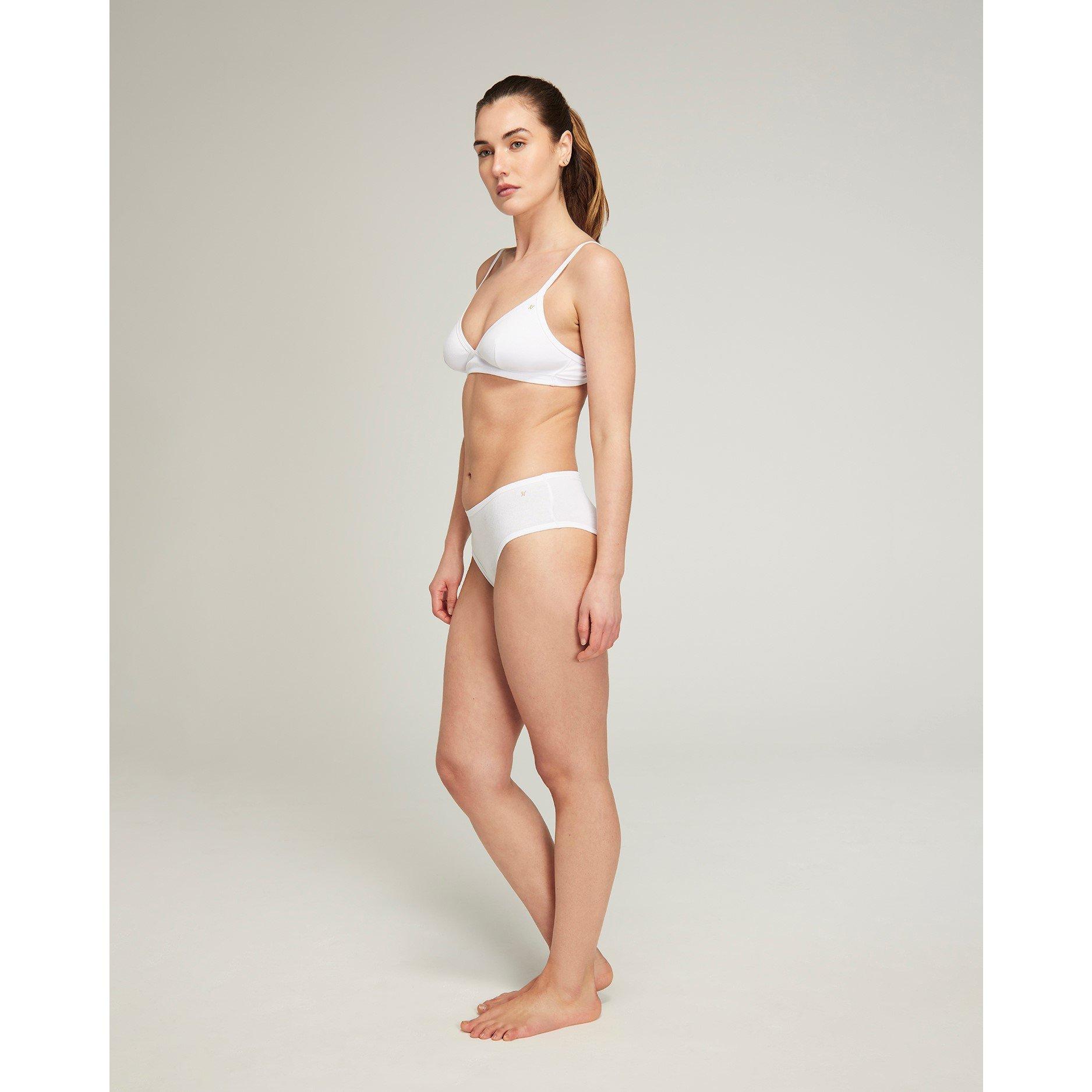 White - Nudea - THE MIDI BRIEF 2 PACK ORGANIC COTTON LOUNGE - 2