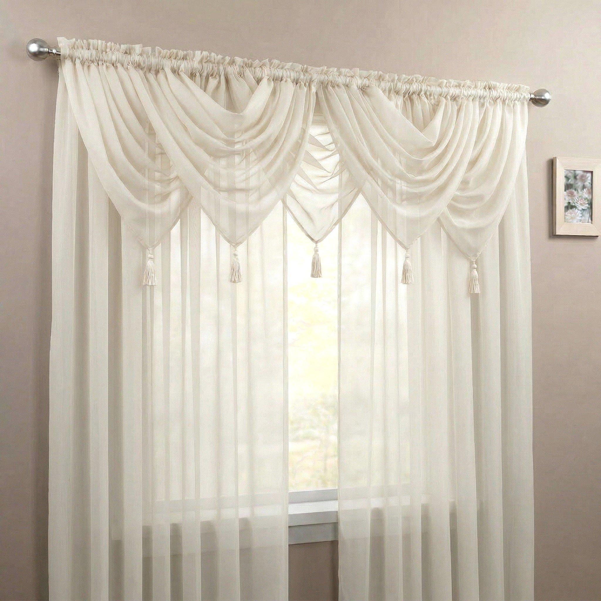 Alan Symonds Plain Voile Swag Set of 5