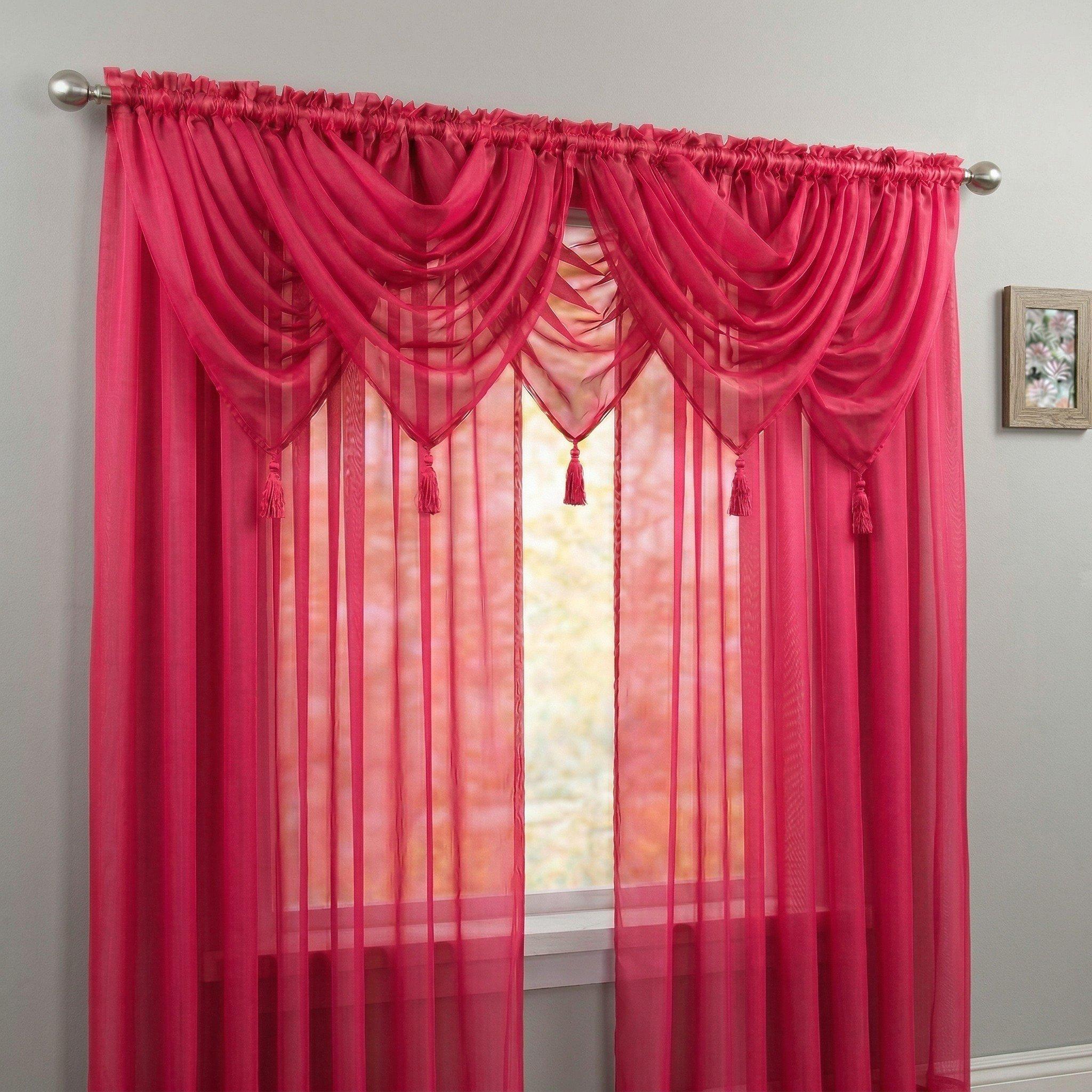Alan Symonds Plain Voile Swag Set of 5