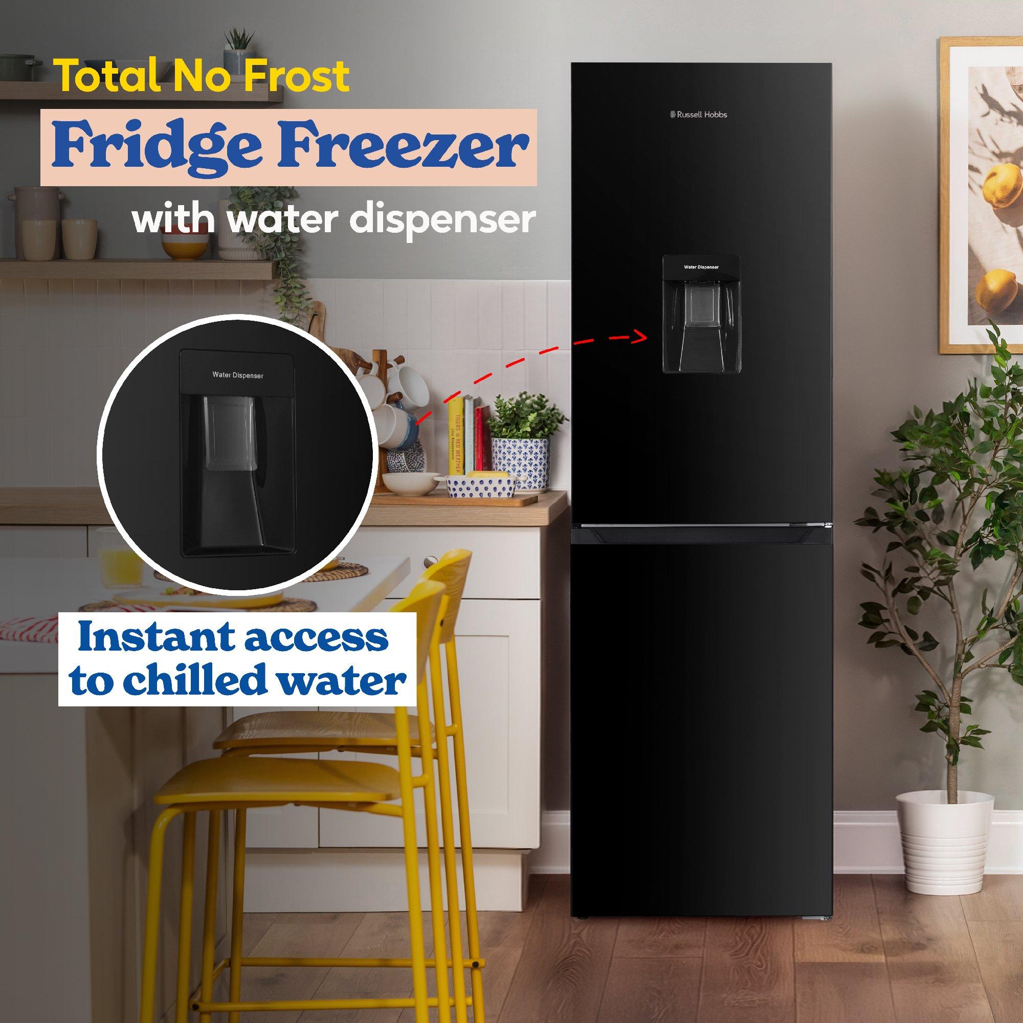 Black - Russell Hobbs - RH181TNF552E2BWD Fridge Freezer + Water Dispenser - 5