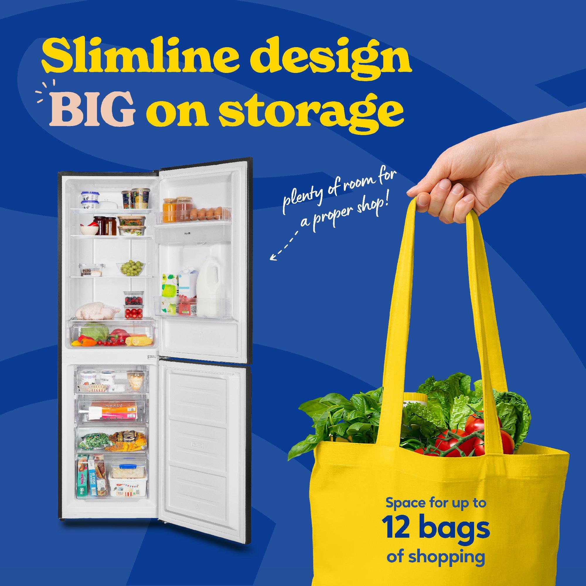 Black - Russell Hobbs - RH181TNF552E2BWD Fridge Freezer + Water Dispenser - 6