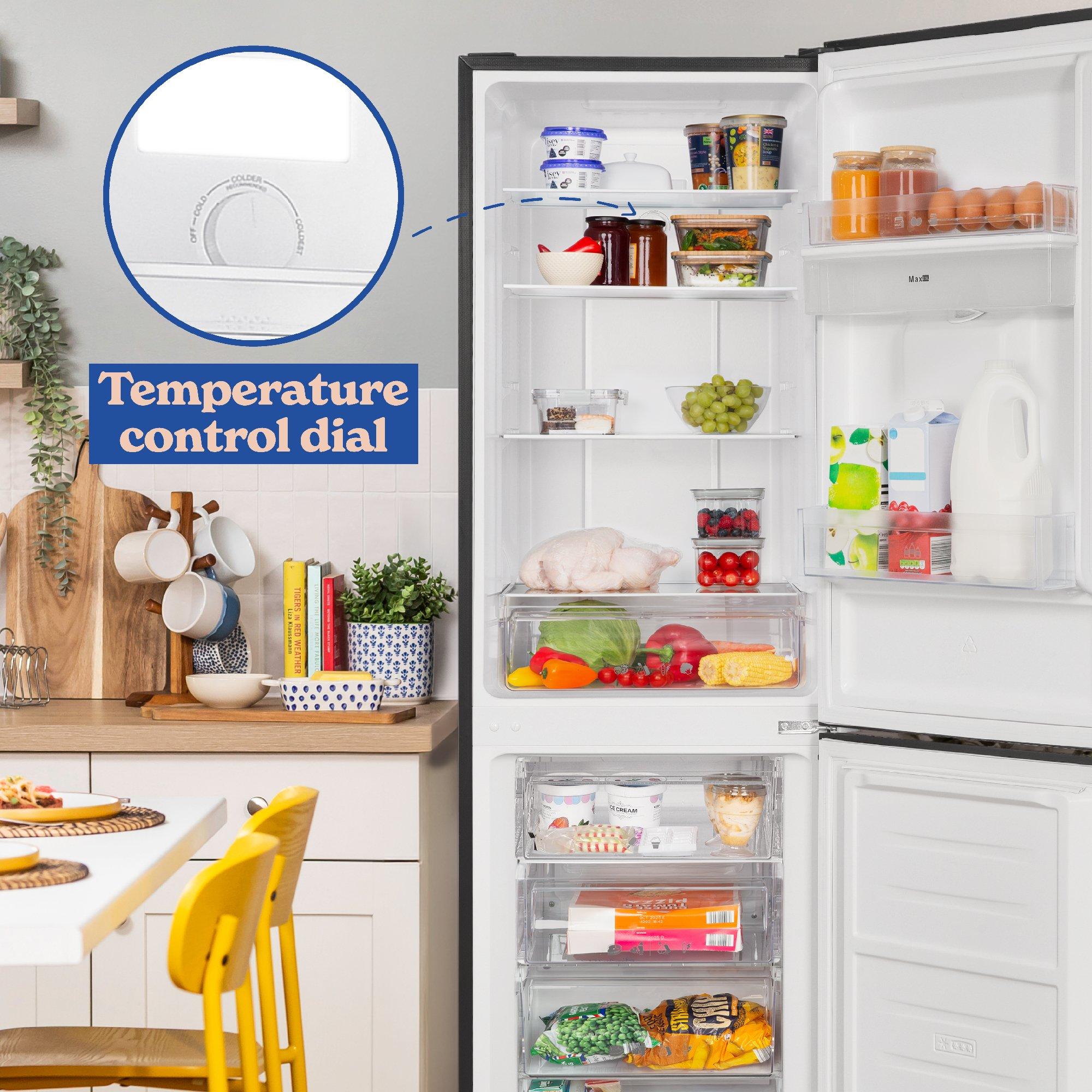 Black - Russell Hobbs - RH181TNF552E2BWD Fridge Freezer + Water Dispenser - 7