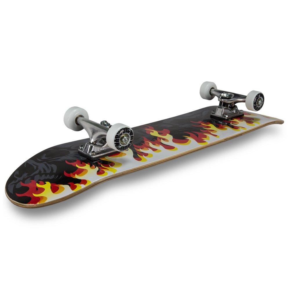 On Fire - Madd Gear - MGP GANGSTA Series Complete PRO Concave Skateboard - 2