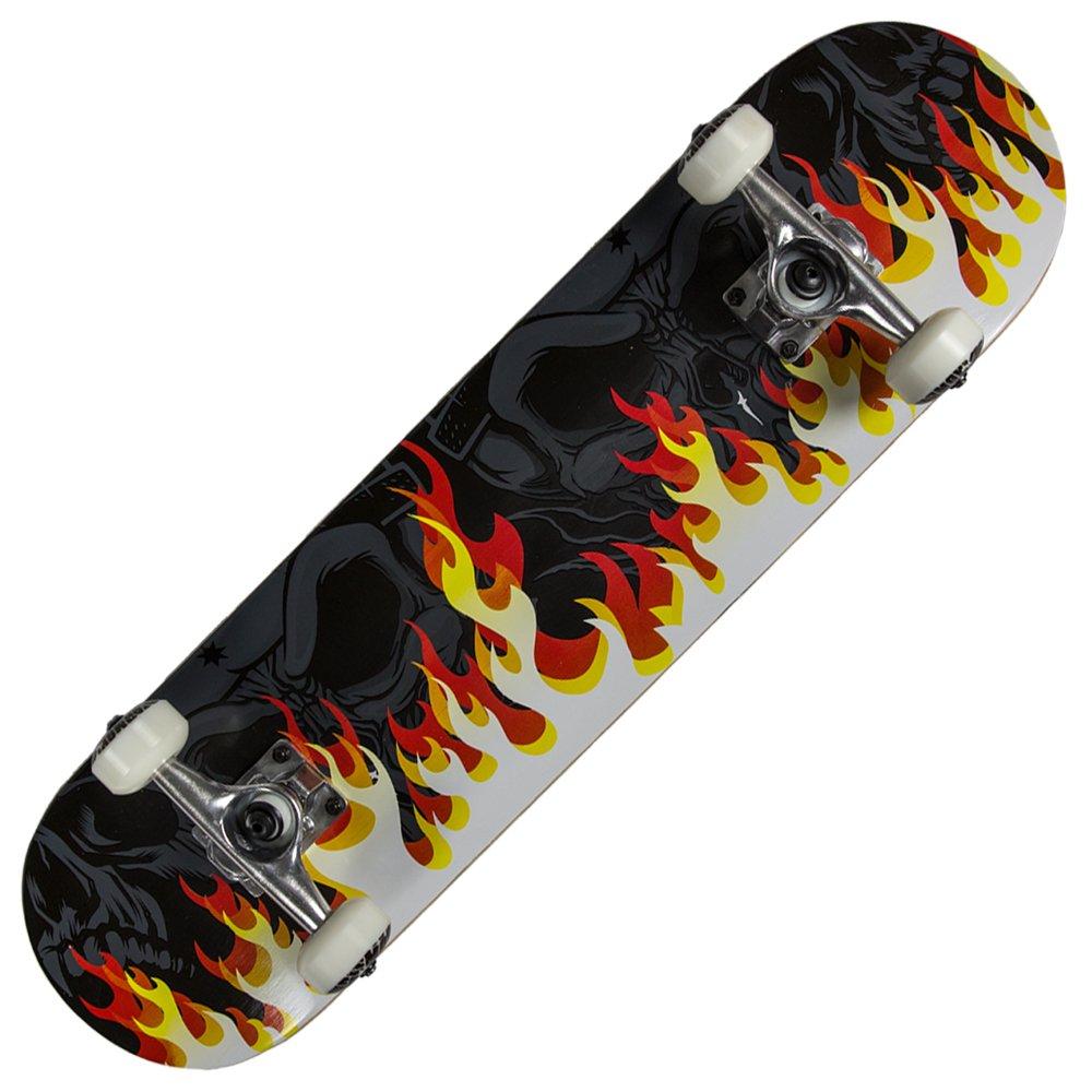 On Fire - Madd Gear - MGP GANGSTA Series Complete PRO Concave Skateboard - 3