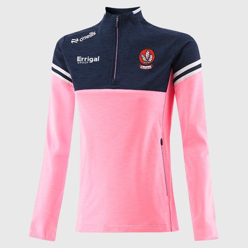 Pink/Mrn/White - ONeills - ONeills Derry Sedona Half Zip Top Girls - 1