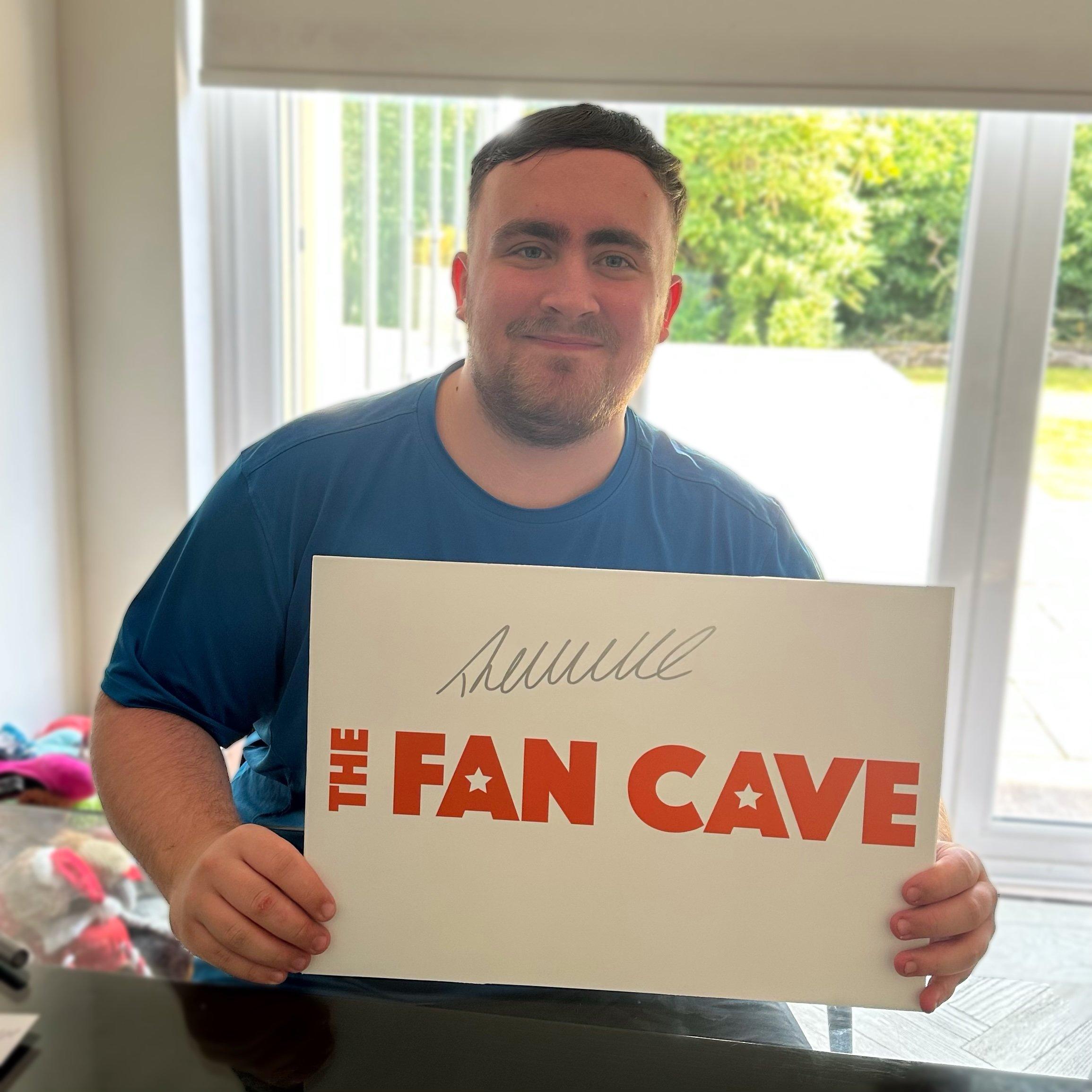 Purple - The Fan Cave - Luke Littler & Phil Taylor Signed World Champion I - 2